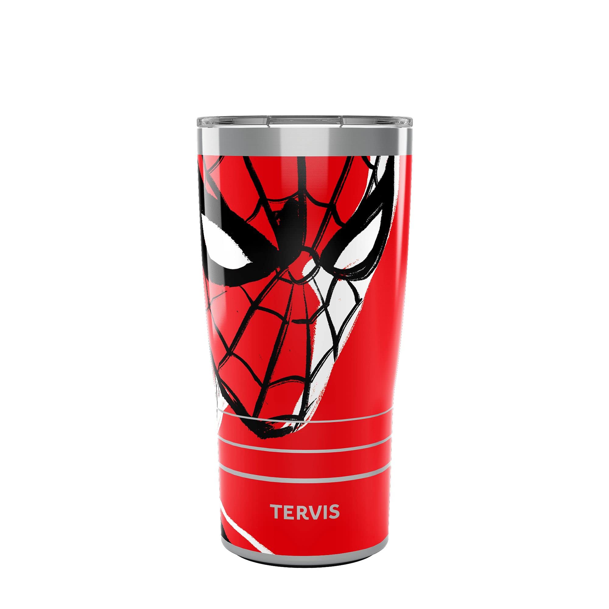 Tervis Traveler Marvel Spider-Man Spidey Zoom Triple Walled Insulated Tumbler Travel Cup Keeps Drinks Cold & Hot, 20oz, Stainles
