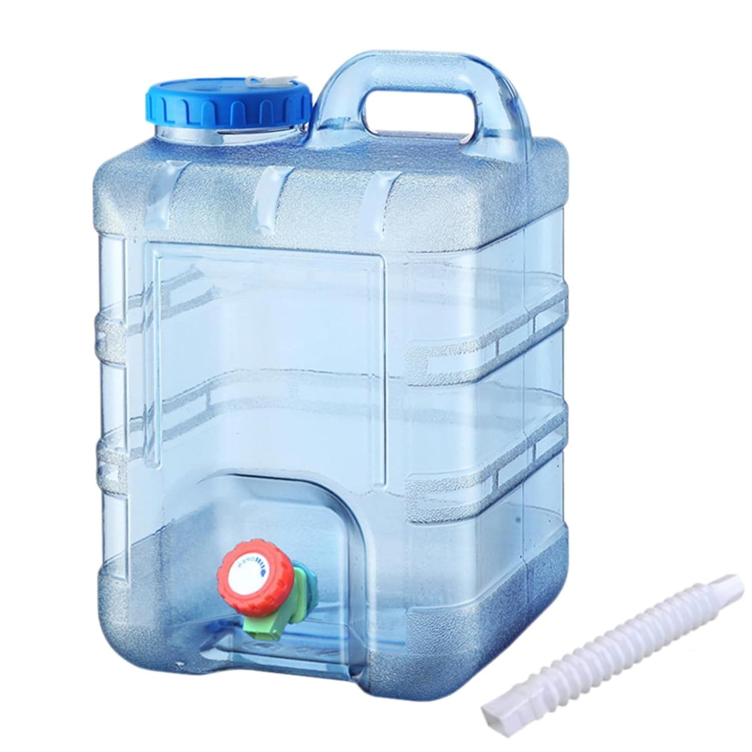 Nasmodo 20 Litre Camping Water Can with Tap Portable Camping Picnic Hiking Camping Water Tank Storage Container for Travelling W