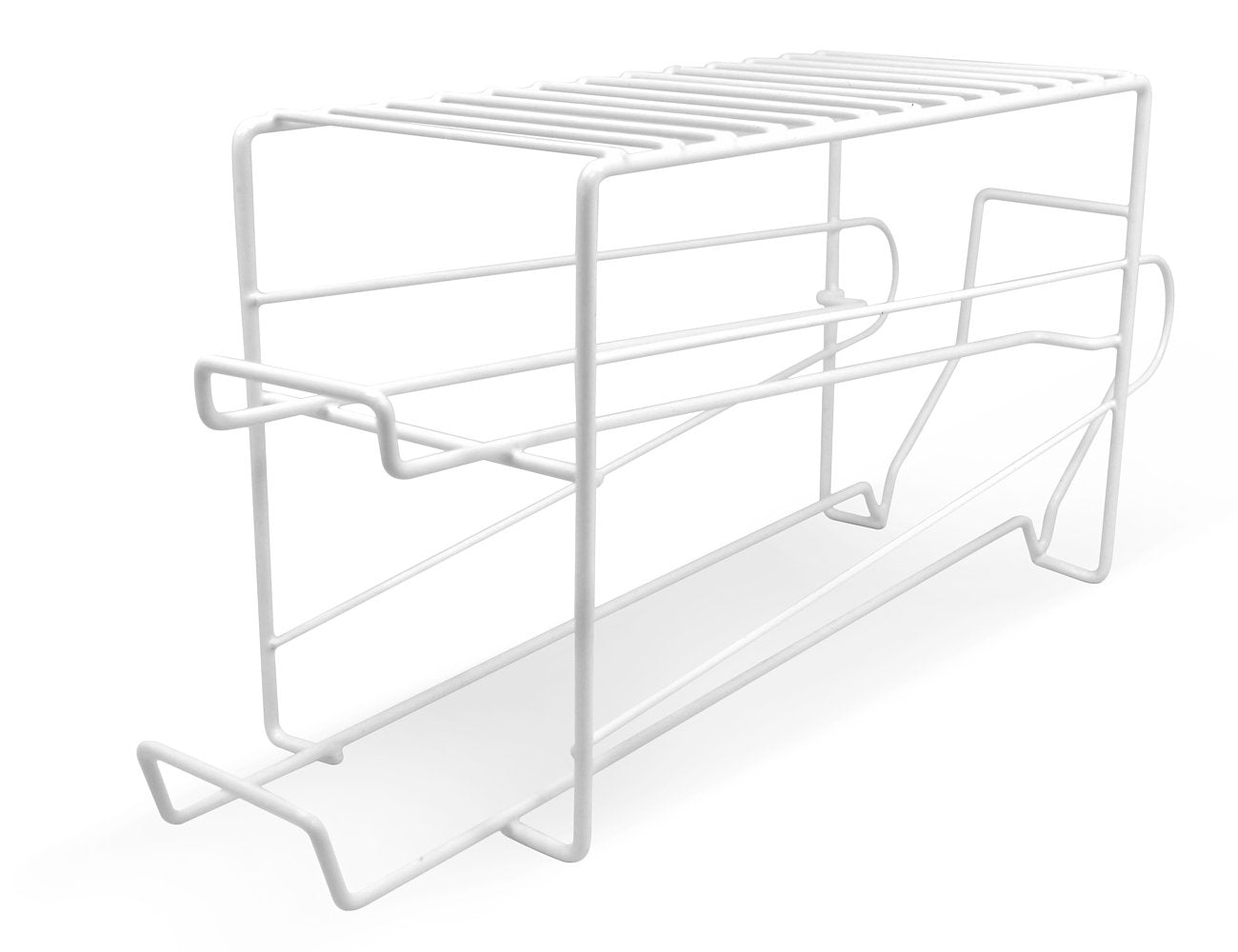 Sorbus Soda Can Rack Beverage Dispenser - Dispenses 12 Standard Size 12Oz Soda Cans (White)