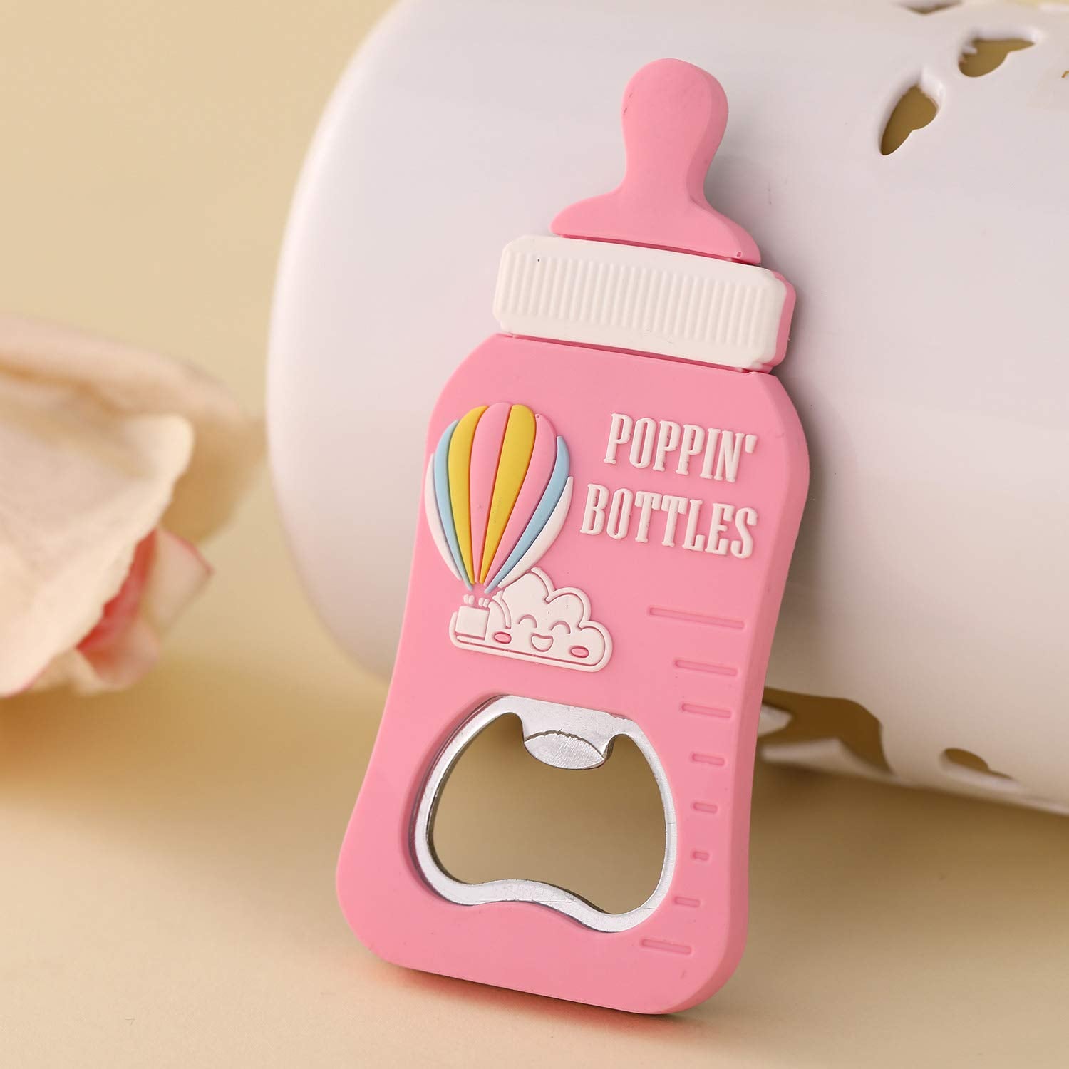 24Pack Poppin Bottle Shaped Bottle Opener Girl Baby Shower Favor 1St Birthday Gifts For Guest Kids Birthday Party Favor Mom-To-B