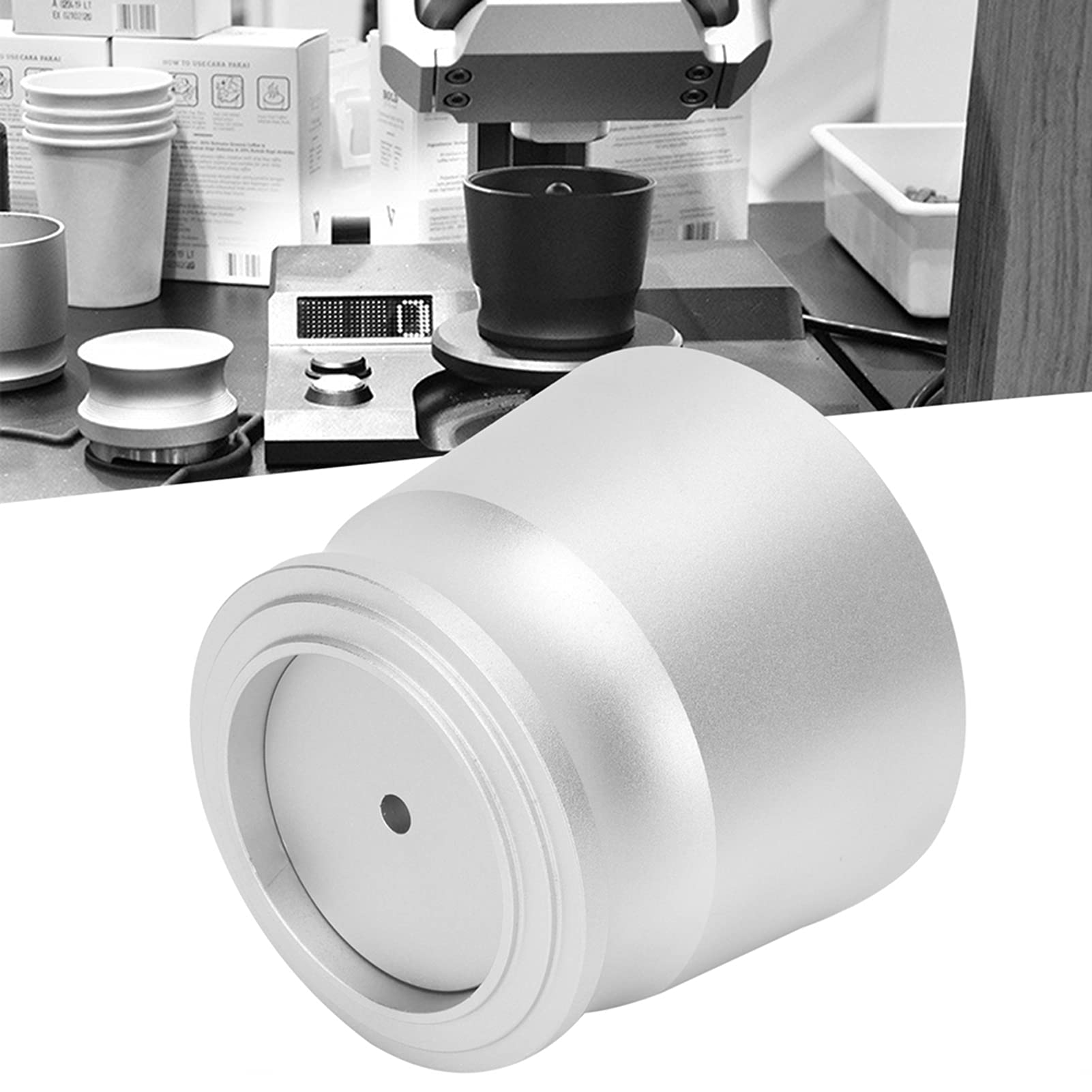 Dosing Cup 51Mm Aluminium Alloy Coffee Powder Picker Dosing Rings Press Coffee Accessories And Tools