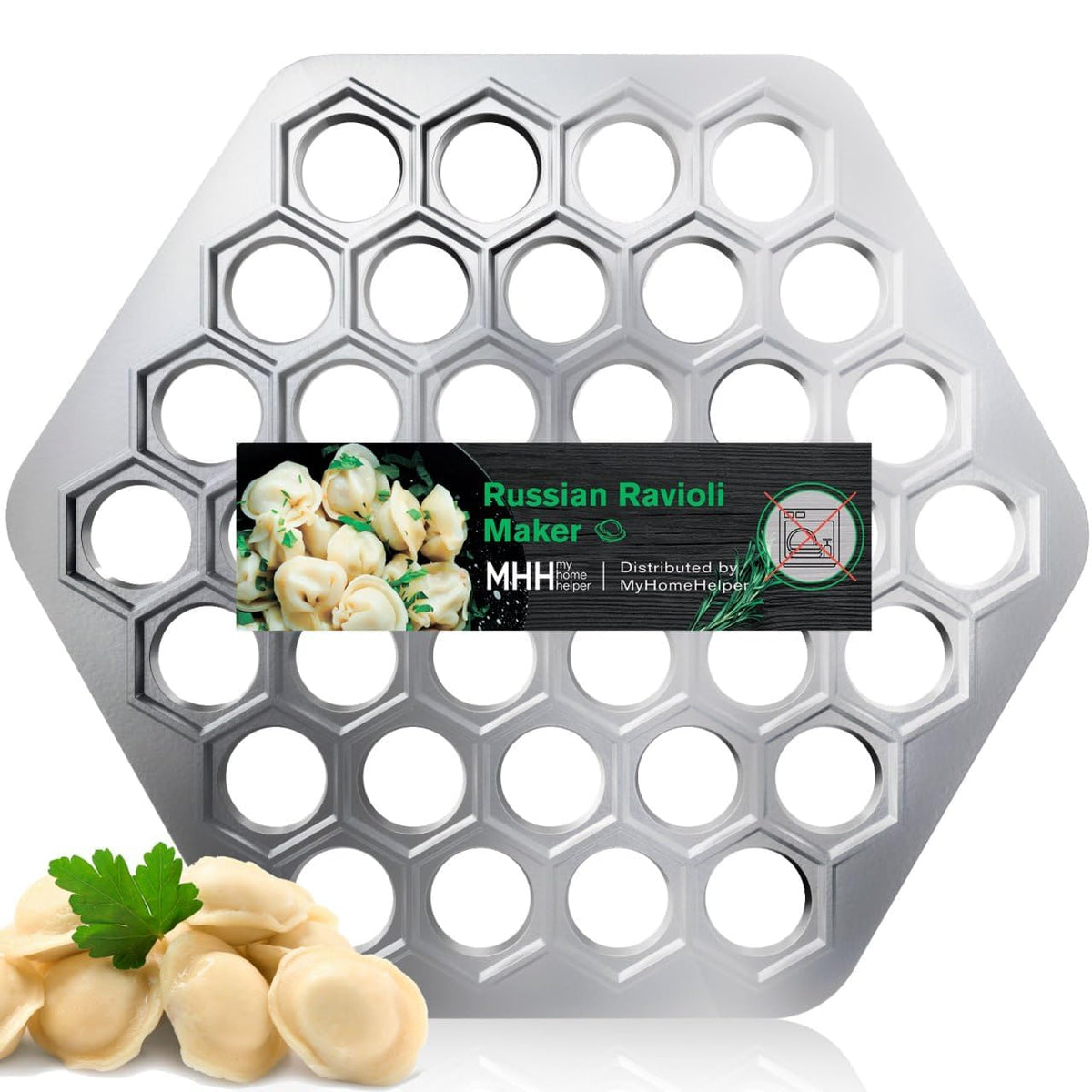 Russian Ravioli Maker Dumplings Mold - Pelmeni Metal Mold - Siberian Pelmeni Meat - Dumpling Maker Machine - Ravioli Cutter 1302