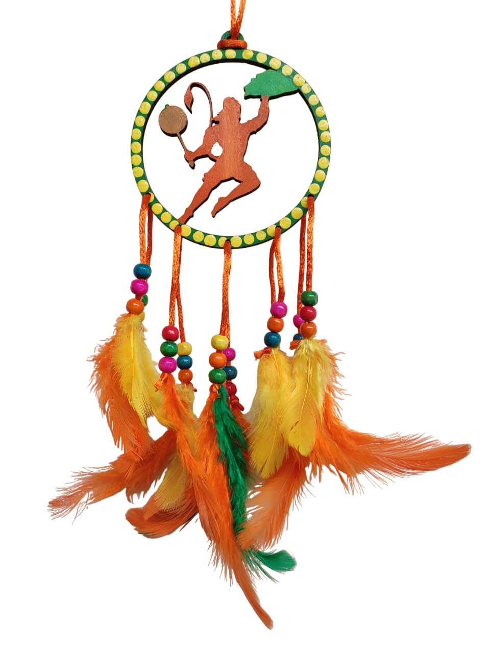 Varenyam Car Mirror Hanging Accessories, Handmade Dream Catcher For Car, Home, Gift, Wall Hanging, Wind Chime, Car Decoration Ac