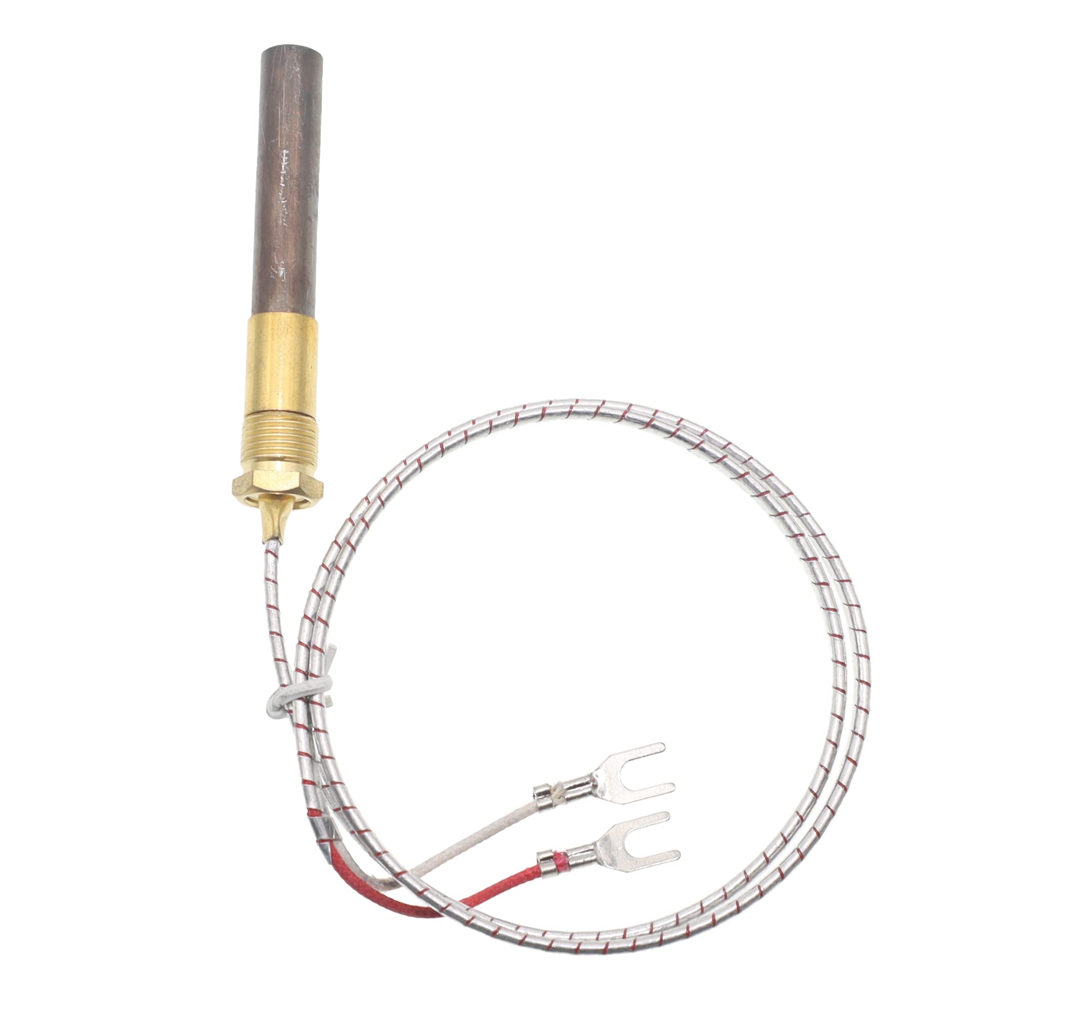 5 Pcs 24'' Aluminum 750Mv Thermopile Generator Replacement For Fireplace Thermopile Replacement Fireplace&Stove Accessories,Fire