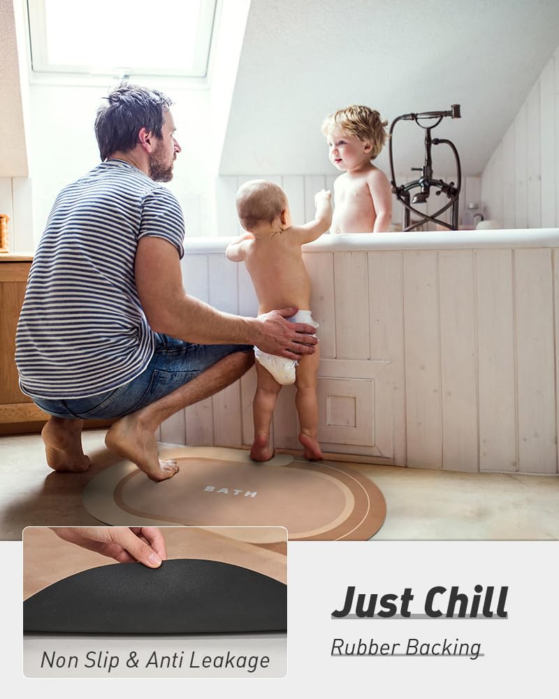 Bath Mat-Bathroom Mat Bathroom Rug Absorbent Non Slip Quick Dry Stain Resistant Bath Mat Rug For Bathroom Floor Bathmat-Easy Car