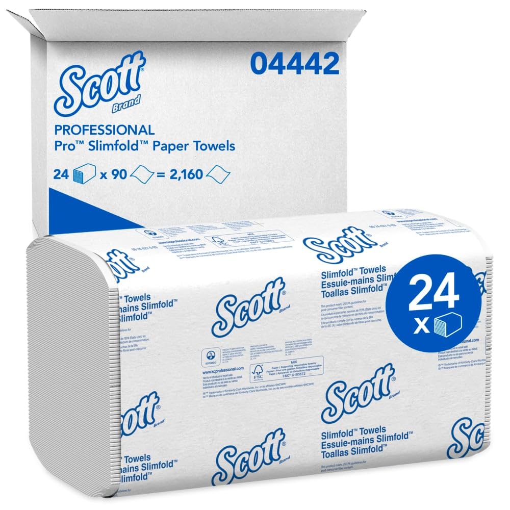 Kimberly-Clark 04442 Kleenex Slimfold Paper Towel (Pack Of 2160)