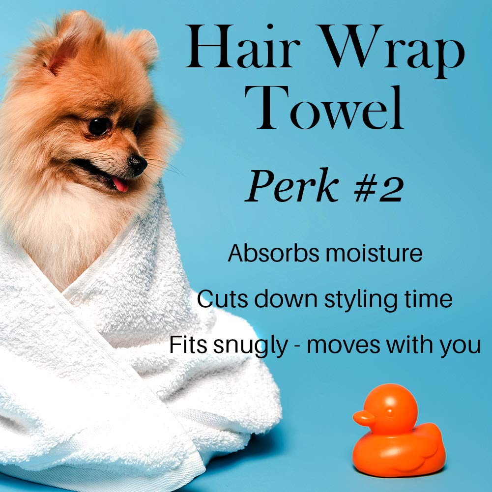 L'ANGE HAIR Microfiber Hair Wrap Towel | Quick-Dry & Frizz-Free Towel for Hair | Best Hair Towel for Curly Hair, Long Hair and S