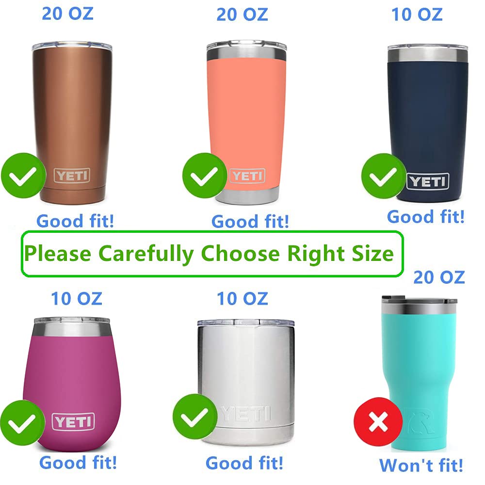 Ailuxuan Tumbler Lids Spillproof 20 Oz,2 Replacement Lids For 20 Oz Yeti Rambler,Straw Friendly&Spill-Proof Lids,Covers For 20 O