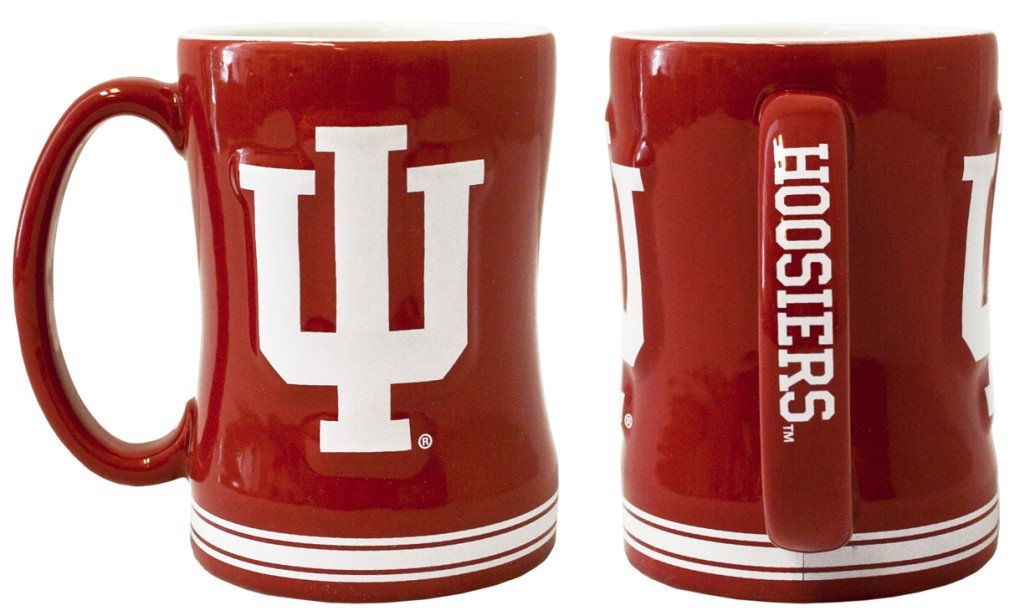 Boelter Brands Indiana Hoosiers 15Oz. Ceramic Relief Mug