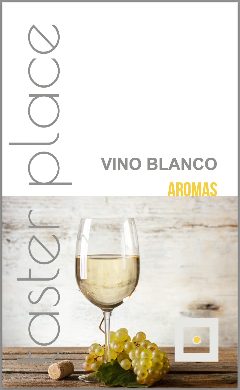 TASTERPLACE Set de aromas de vino blanco - versi?n en espa?ol - para sommeliers - para amantes del vino - herramienta de degustaci?n?