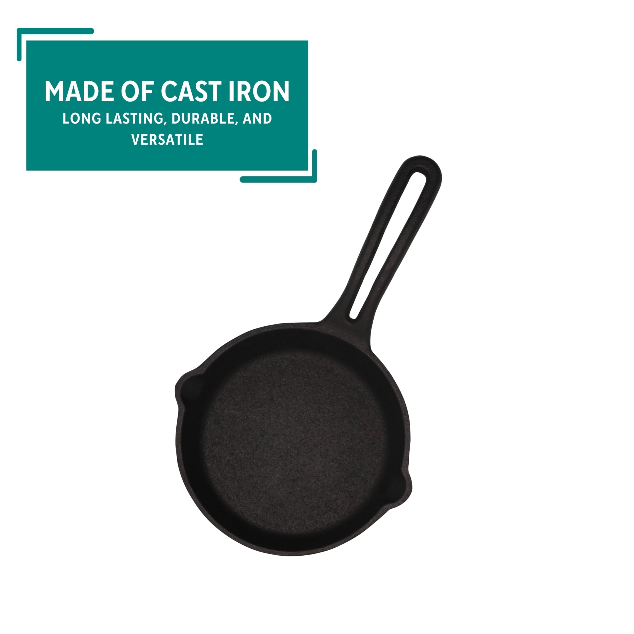 Mirro 4.5In Cast Iron Preseasoned Mini Skillet