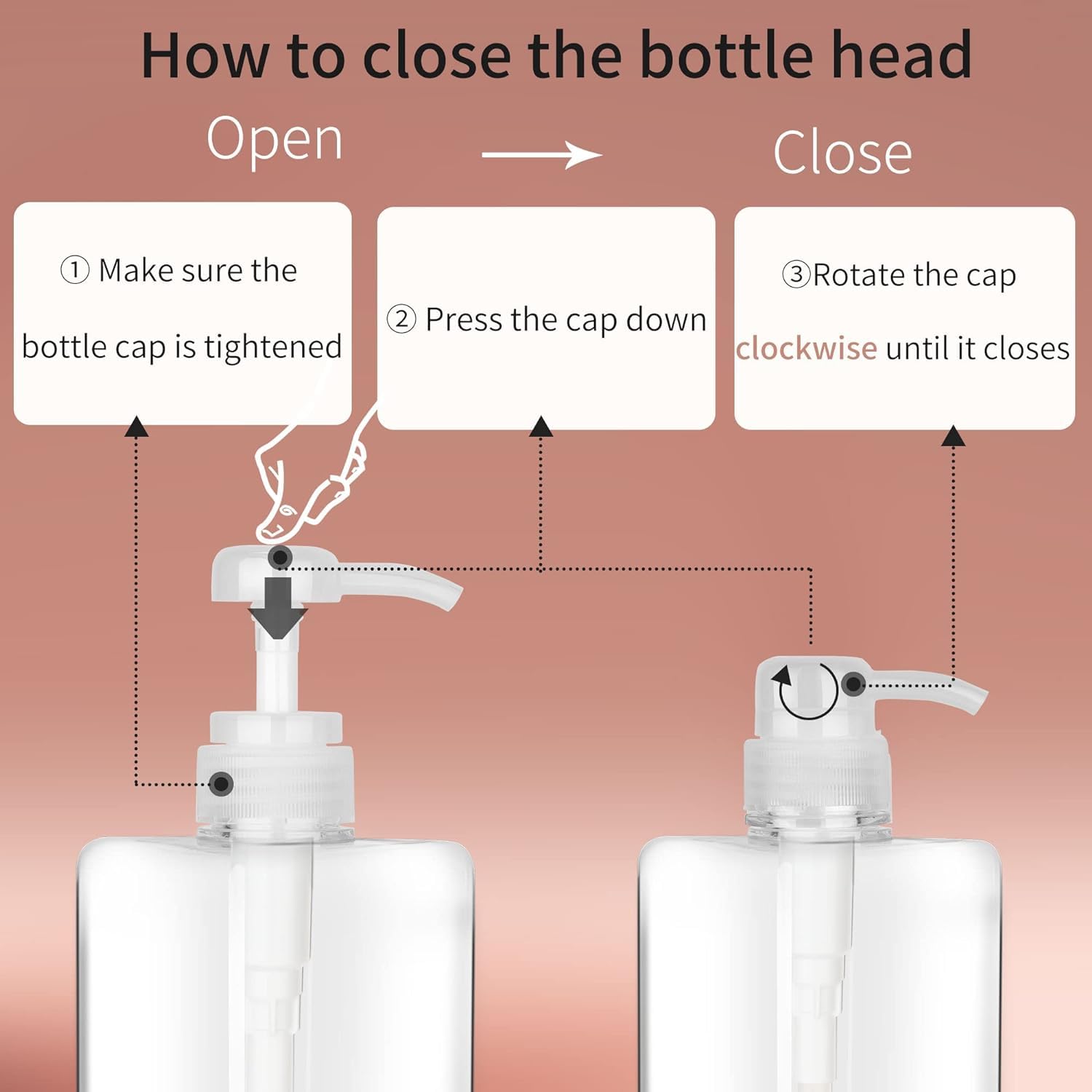 Premium Refillable Soap Dispenser Bottles | Convenient And Elegant Dispenser For Shampoo, Lotion, Soap Or Hand Wash In Kitchen O