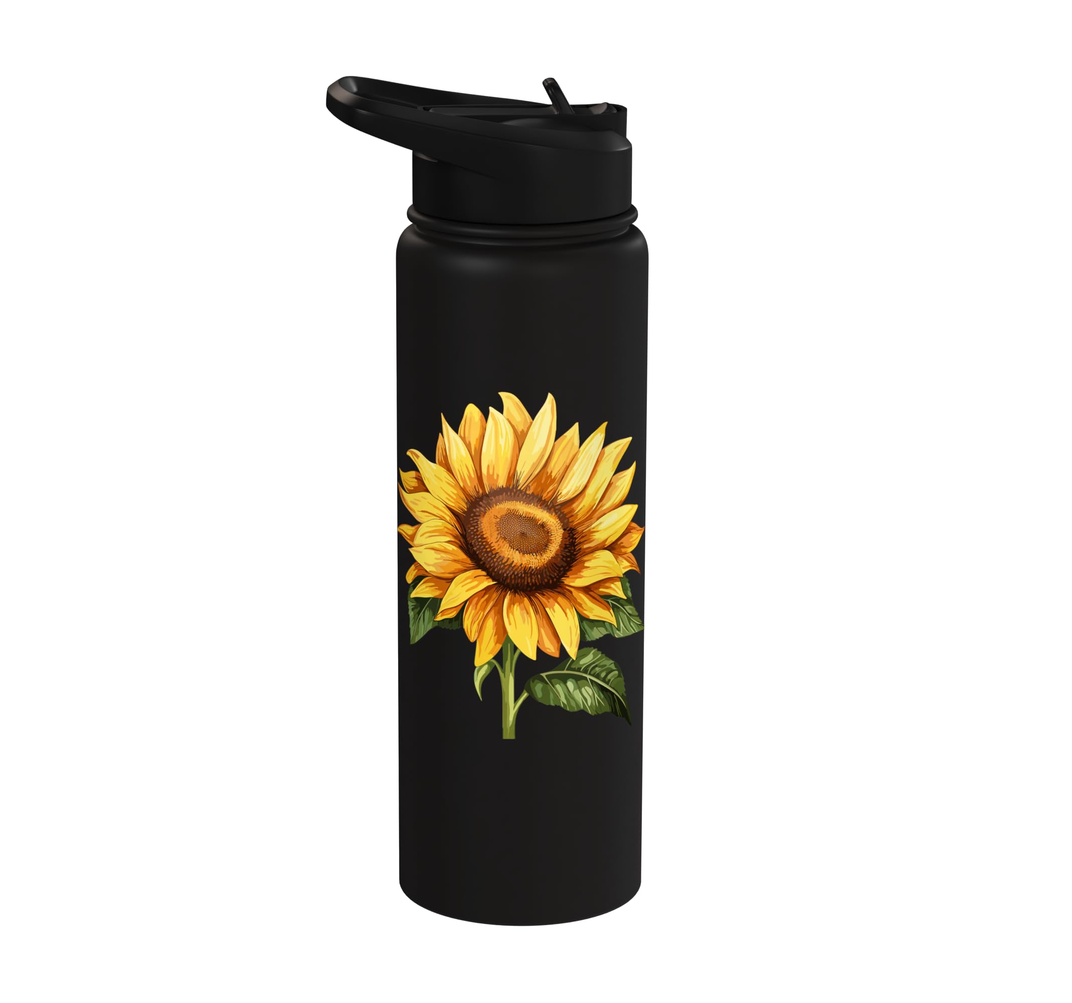 Sunflower Stainless Steel Insulated Water Bottle
