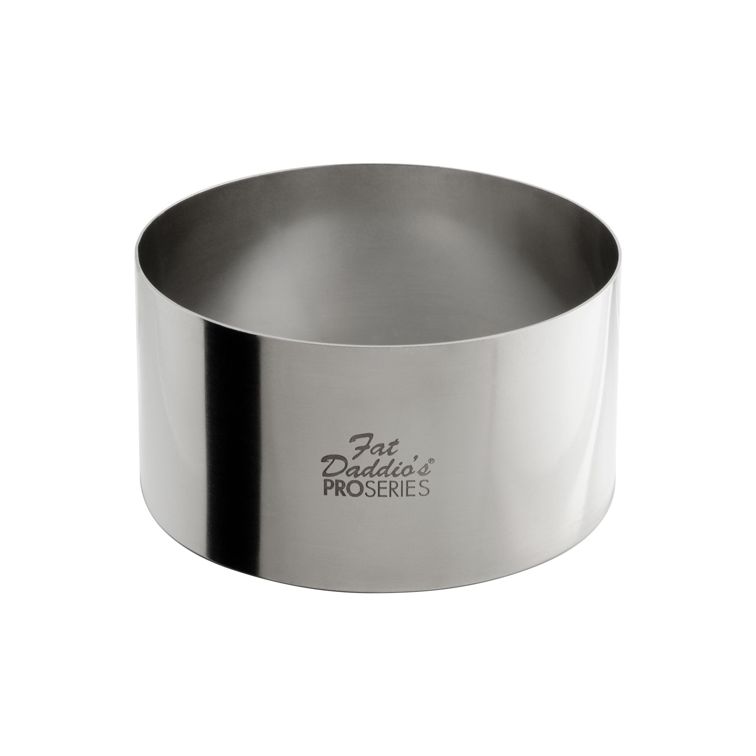 Fat Daddio'S Stainless Steel Round Cake & Pastry Ring, 4 X 2 Inch