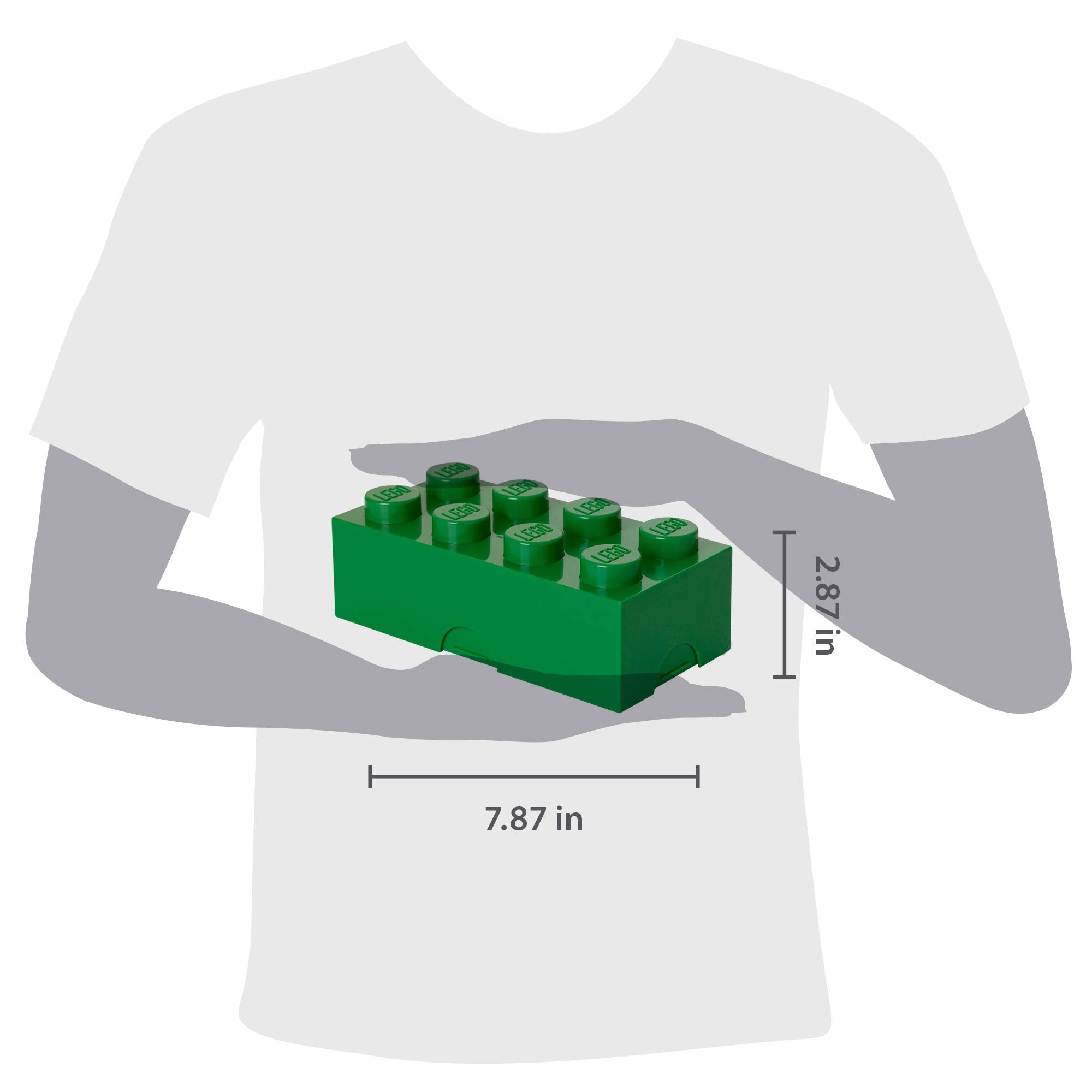 Lego Lunch Box, Dark Green