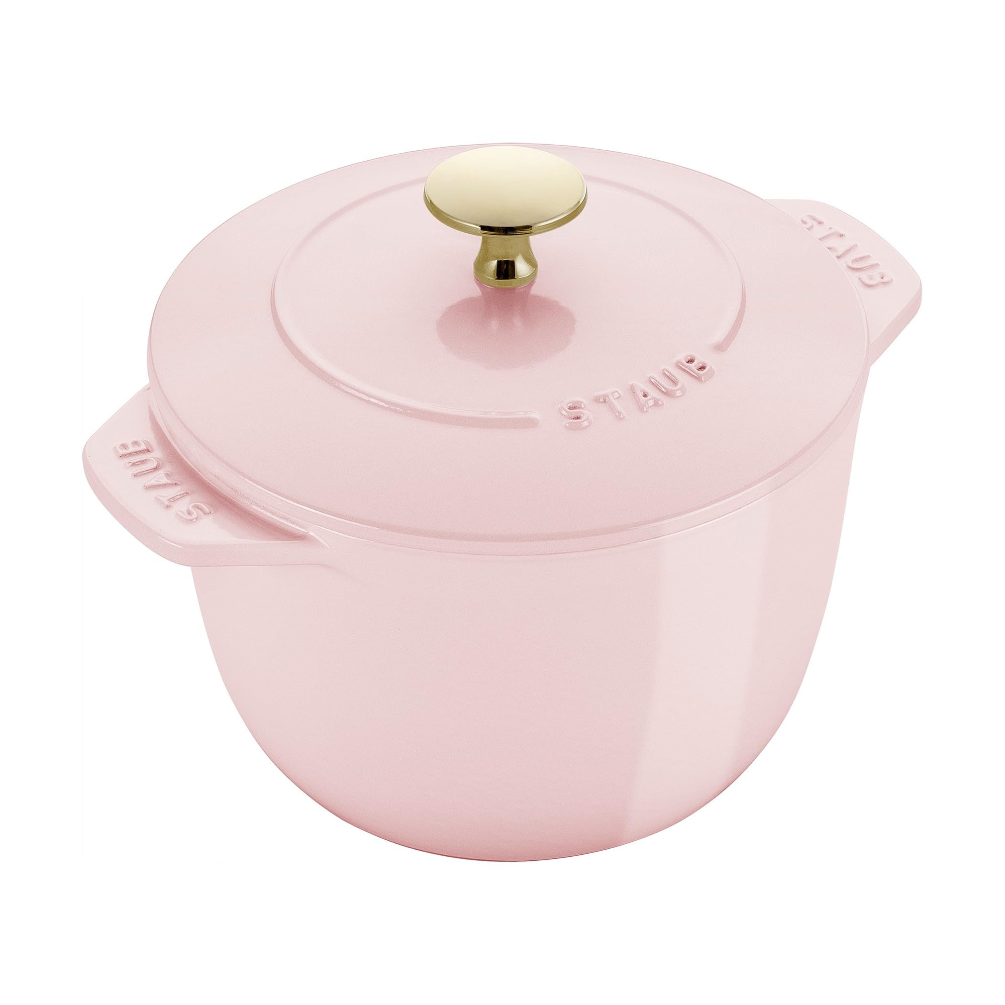Staub Cast Iron 1.5-Qt Petite French Oven - Peony Pink