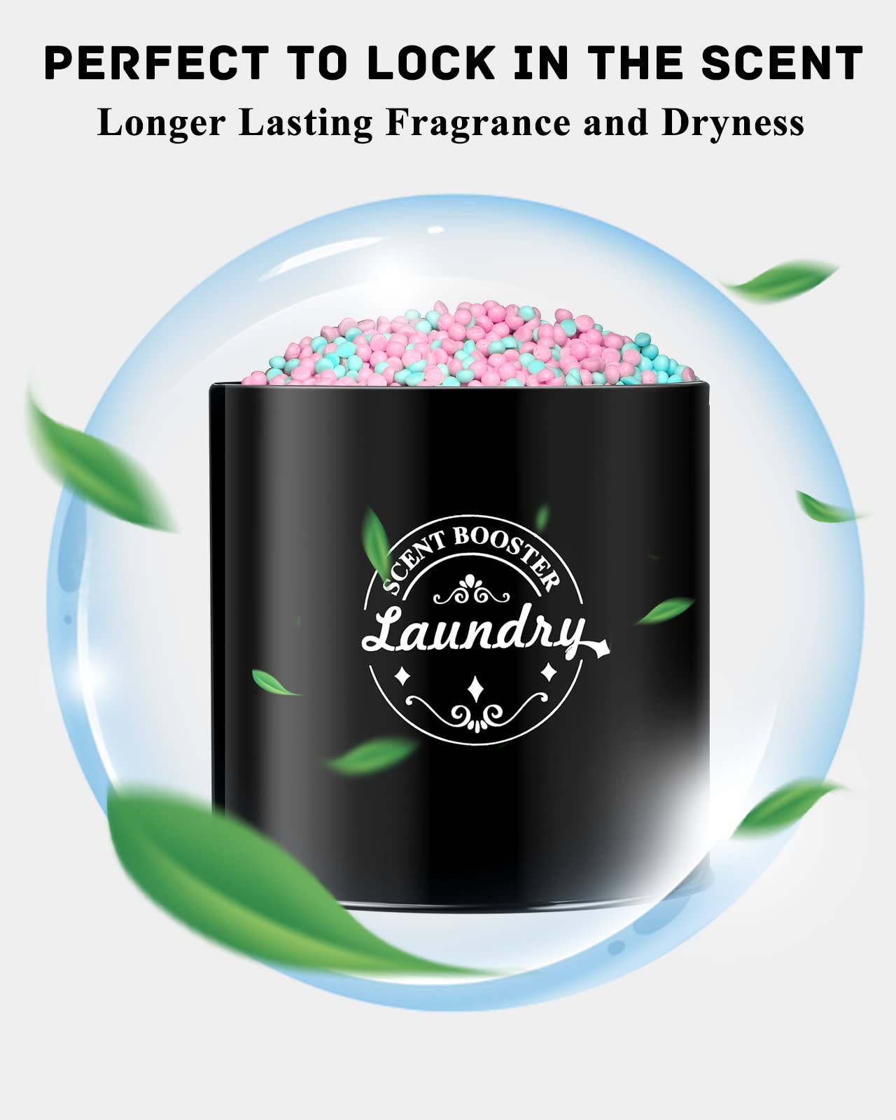 Laundry Scent Booster Beads Dispenser Container For Laundry Room Organization. Laundry Containers For Organizing With Lid. Metal