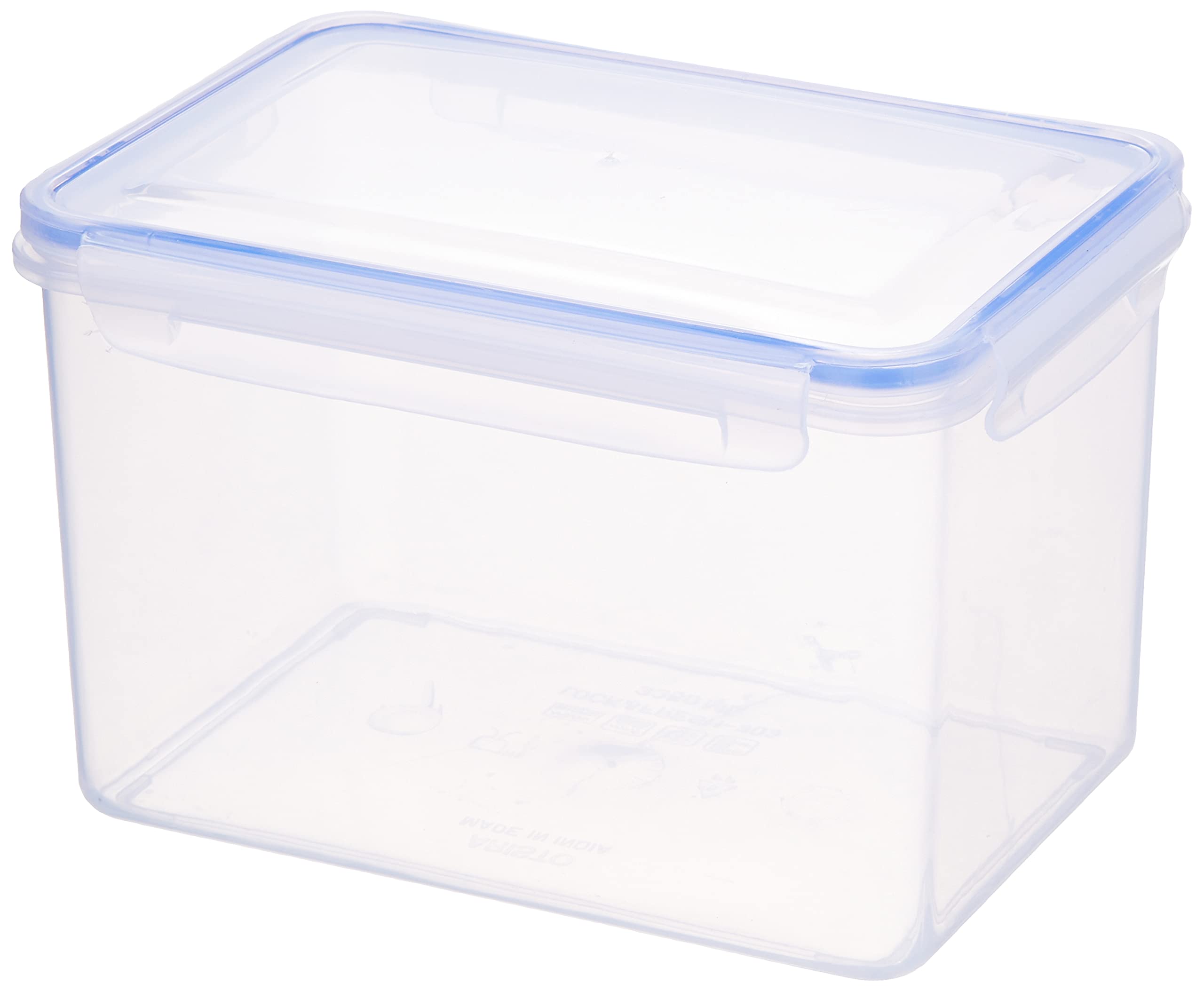 Aristo Lock & Fresh 303 Plastic Storage Container - 3350 Ml, Transparent Clear, Large (Lock&Fresh303)