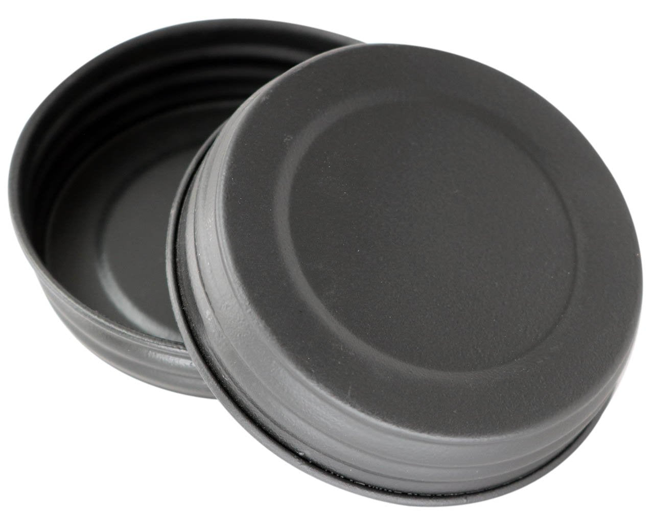 Black Vintage Reproduction Lids for Mason Jars, (4 Pack, Wide Mouth)