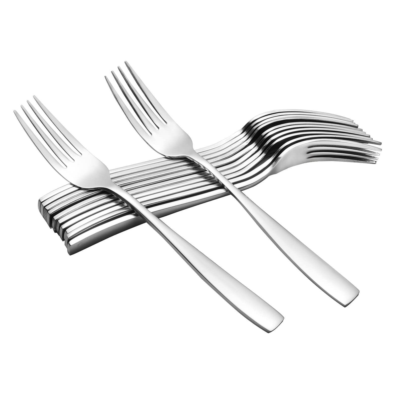 Annkkyus 12 Pieces Dinner Forks, Stainless Steel Table Forks