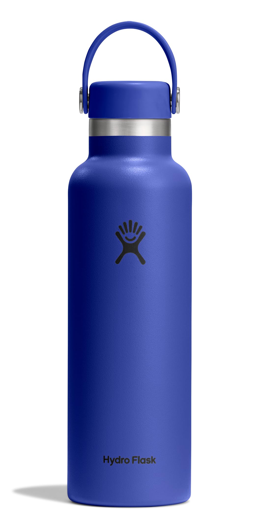 Hydro Flask Water Bottle - Insulated Stainless Steel - Non Spill, Leakproof in 21 Oz Capri Blue