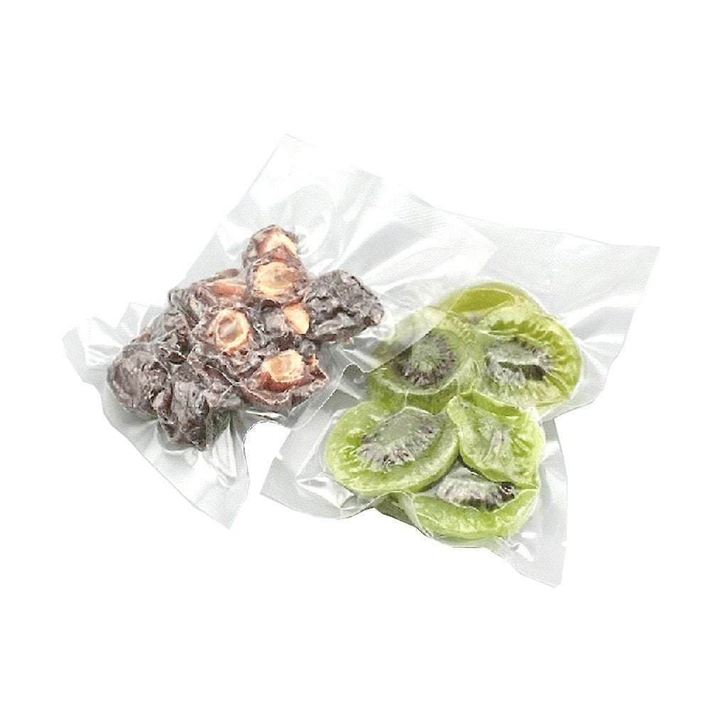 100Pcs Clear Food Storage Vacuum Sealable Open Top Bags W/Tear Notches 12X18Cm (4.7X7'')