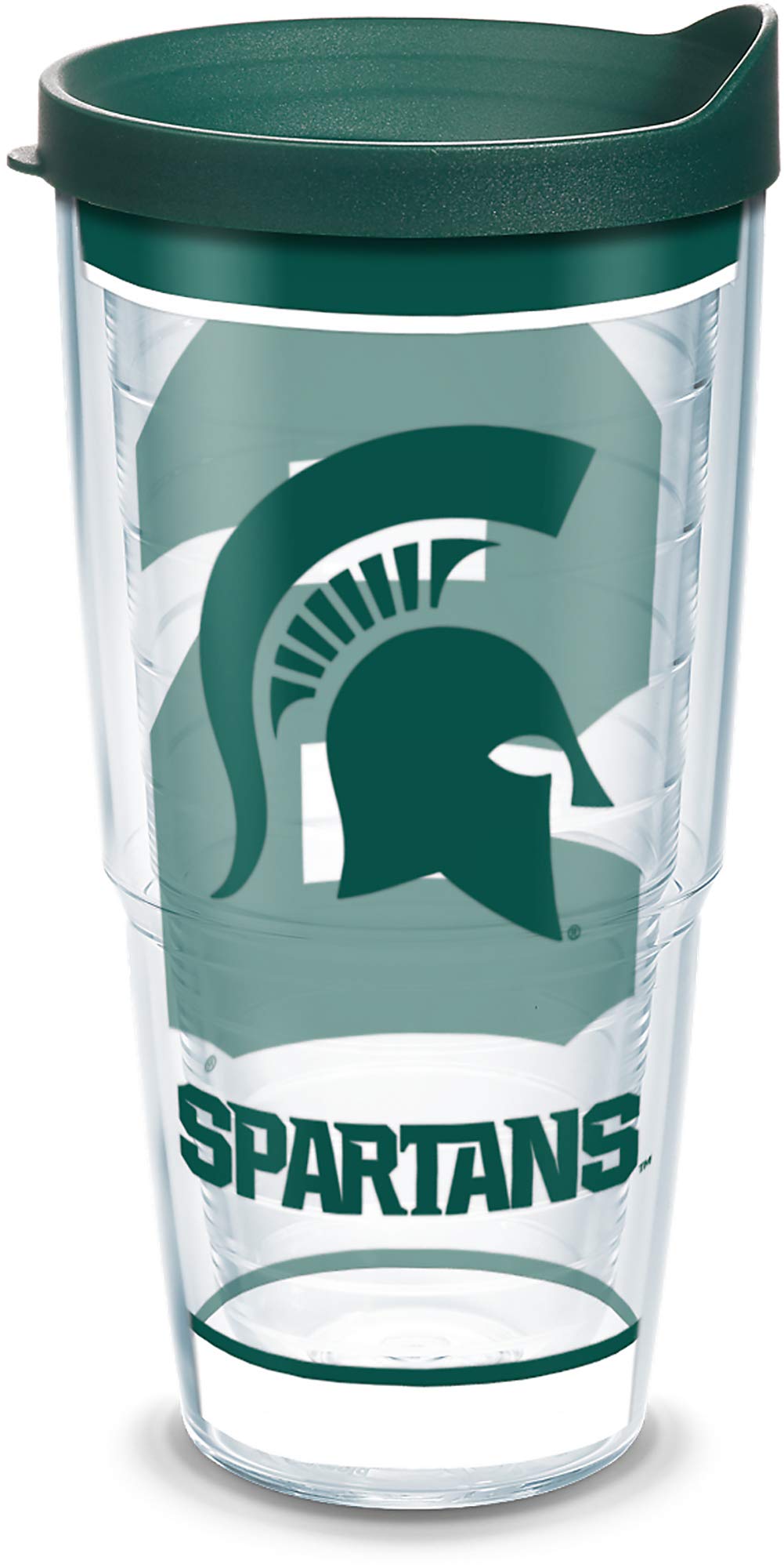 Tervis Made In Usa Double Walled Michigan State University Msu Spartans Insulated Tumbler Cup Keeps Drinks Cold & Hot, 24Oz Wate