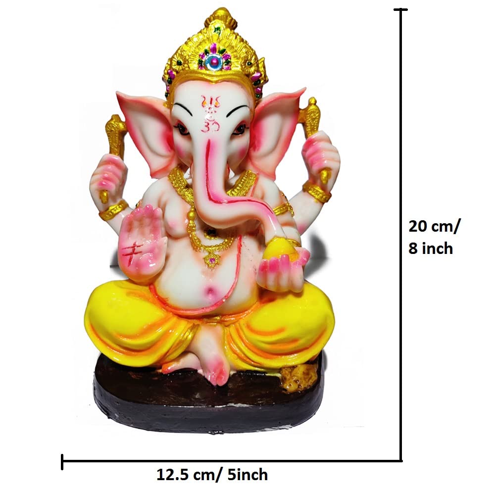 Ozosa Ganesh Idol Vinayaka Statue Ganpati Murti Ganesha Idol For Home Decor Ganpati Idol For Diwali Decorations Anniversary- (Ga