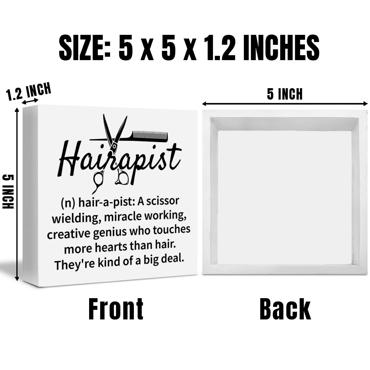 Hair Salon Decor Hairstylists Wood Sign Blessed Are the Hairstylists Wooden Box Sign Hair Stylist Hairdresser Hairstylist Gifts