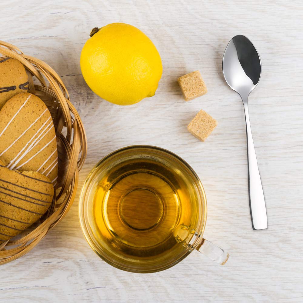 Asking 12-Piece Stainless Steel Teaspoon, Small Tea Spoons Stainless Steel