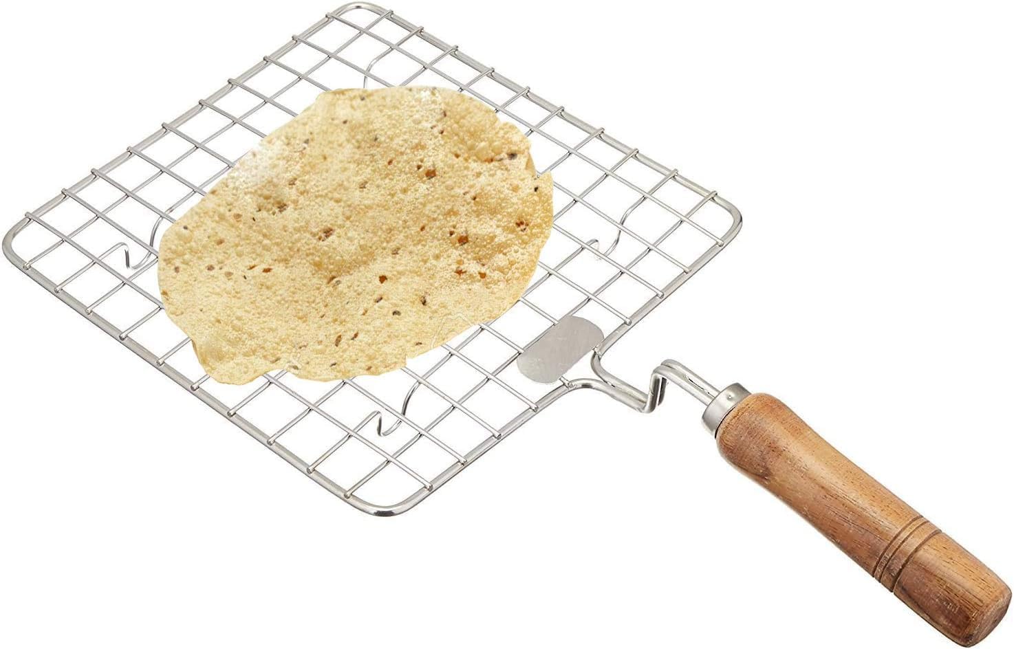 Sahishnu Online & Marketing Rectangle Roasting Net, Rectangle Roaster, Papad Roaster, Roasting Pan,Wire Roaster,Roasting Net, Ro