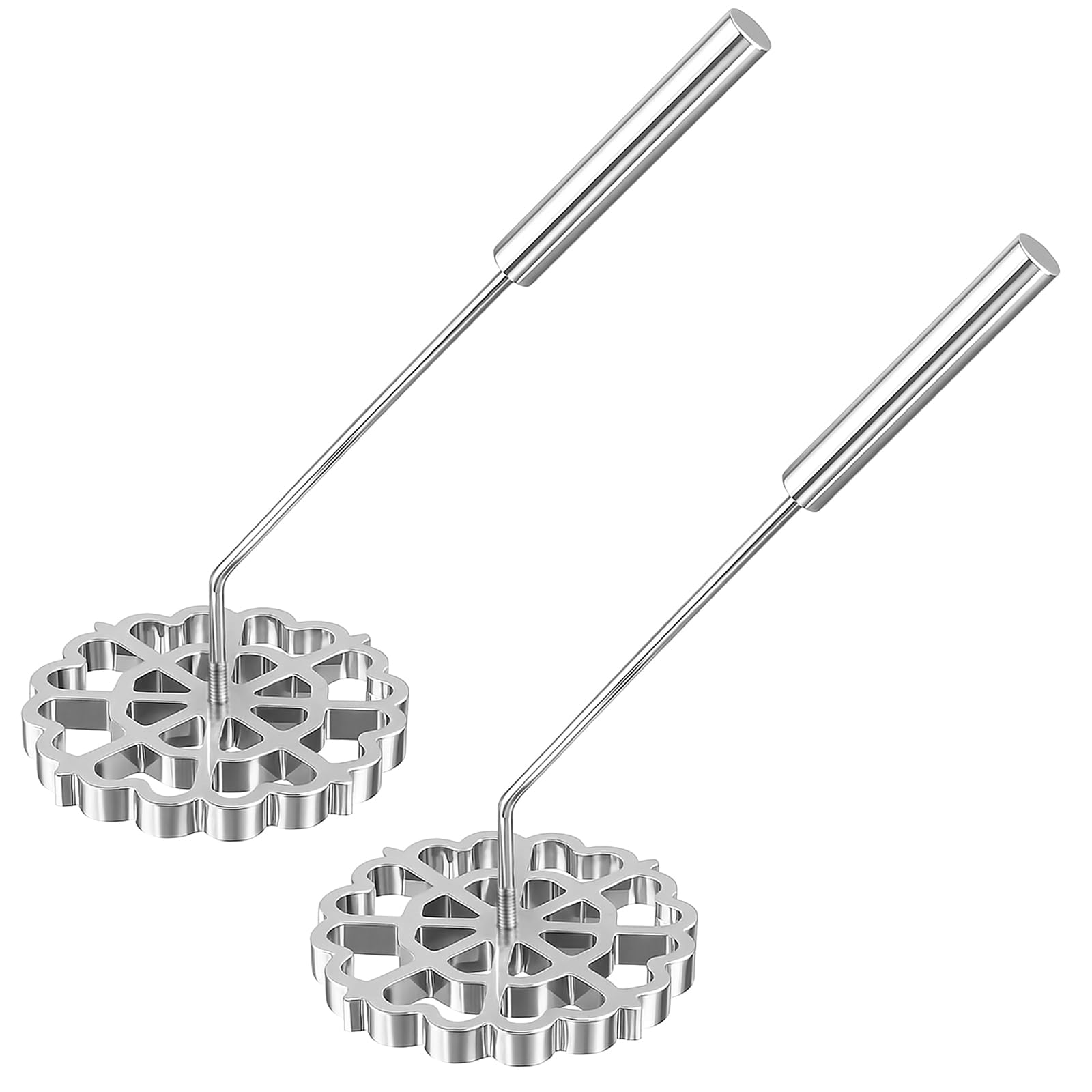 Teenyyou 2 Set 4.7 Inch Rosette Iron Bunuelos Cookie Mold,Aluminum