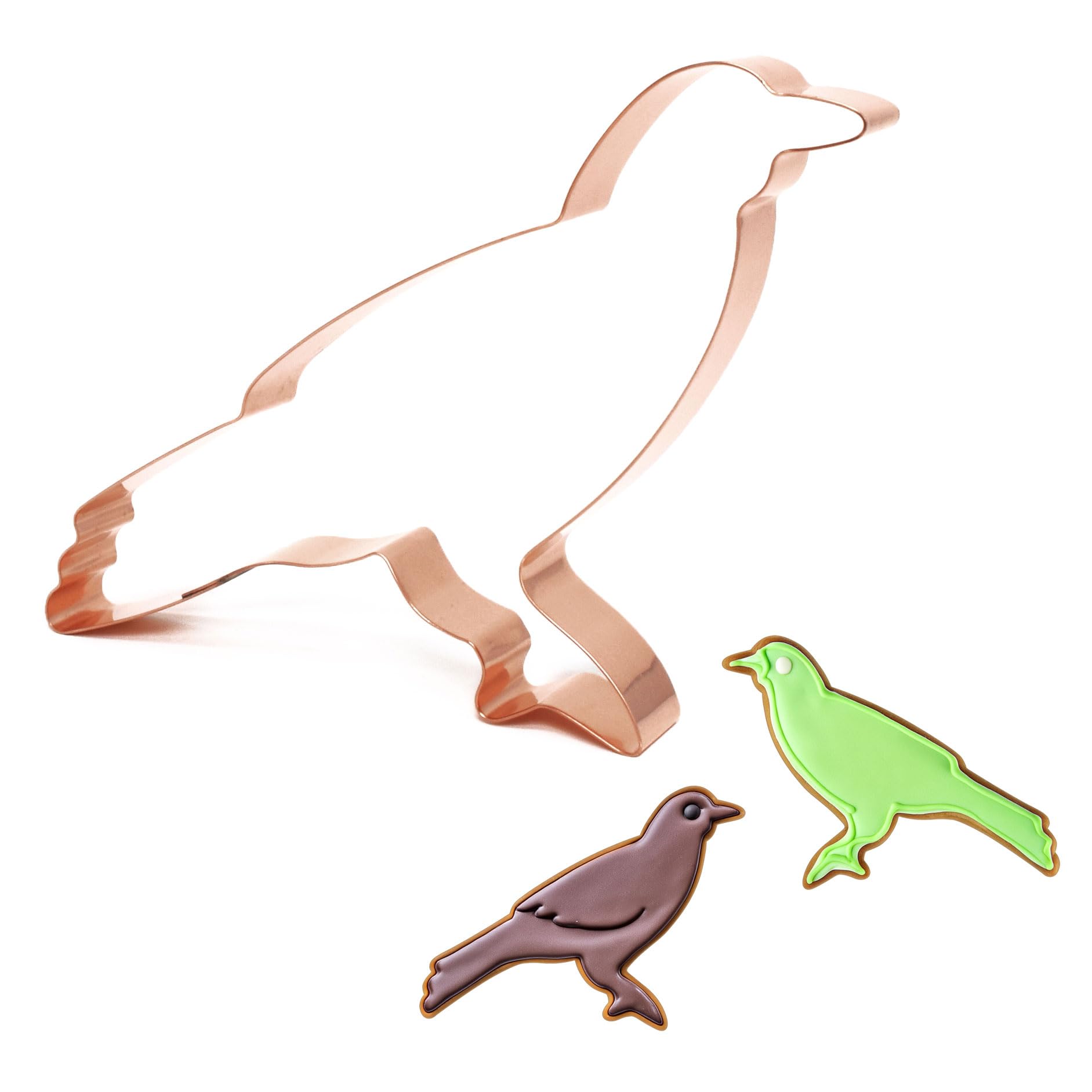 Large Crow Bird Cookie Cutter, 6 X 4.5 Inches