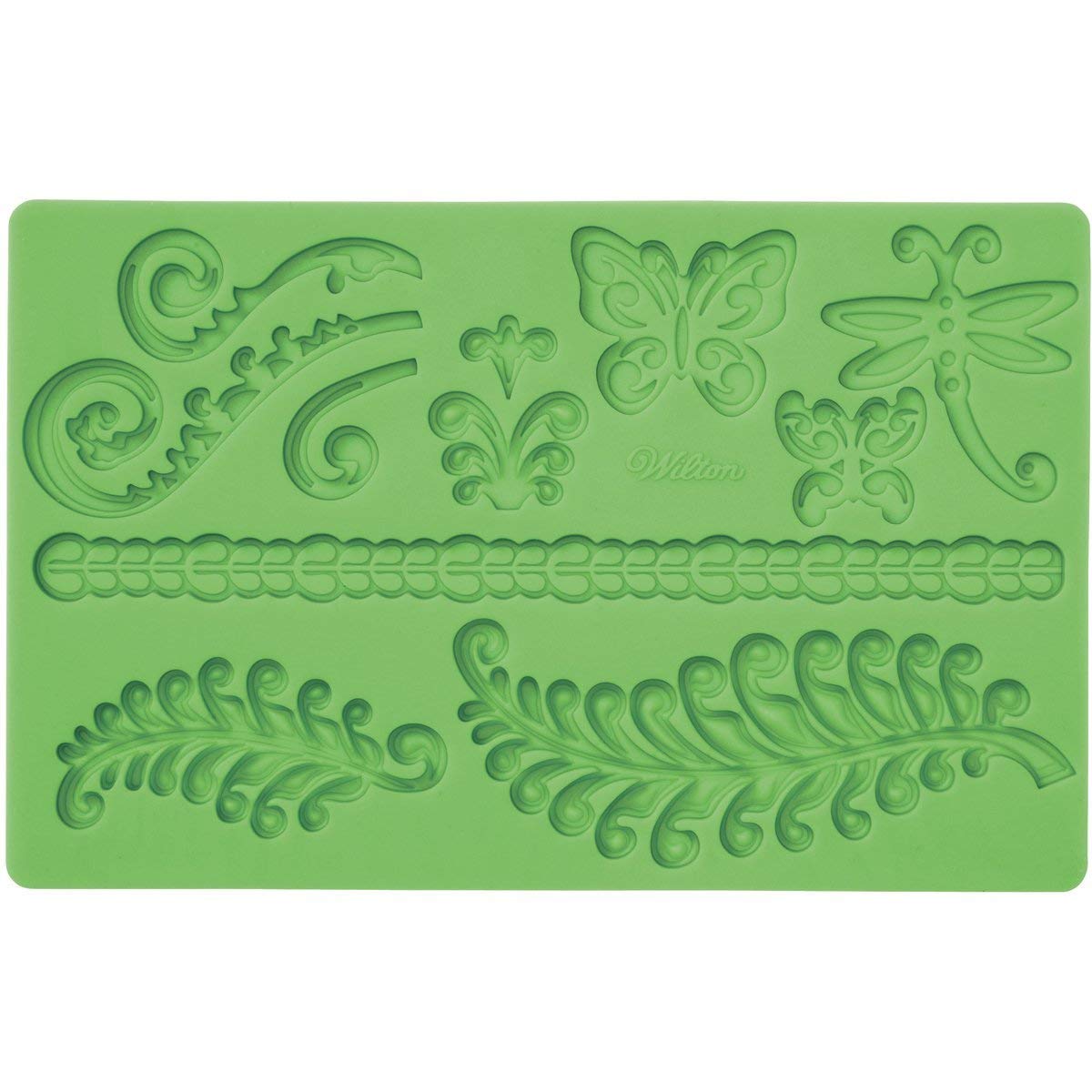 Wilton Fondant And Gum Paste Silicone Mold, Ferns