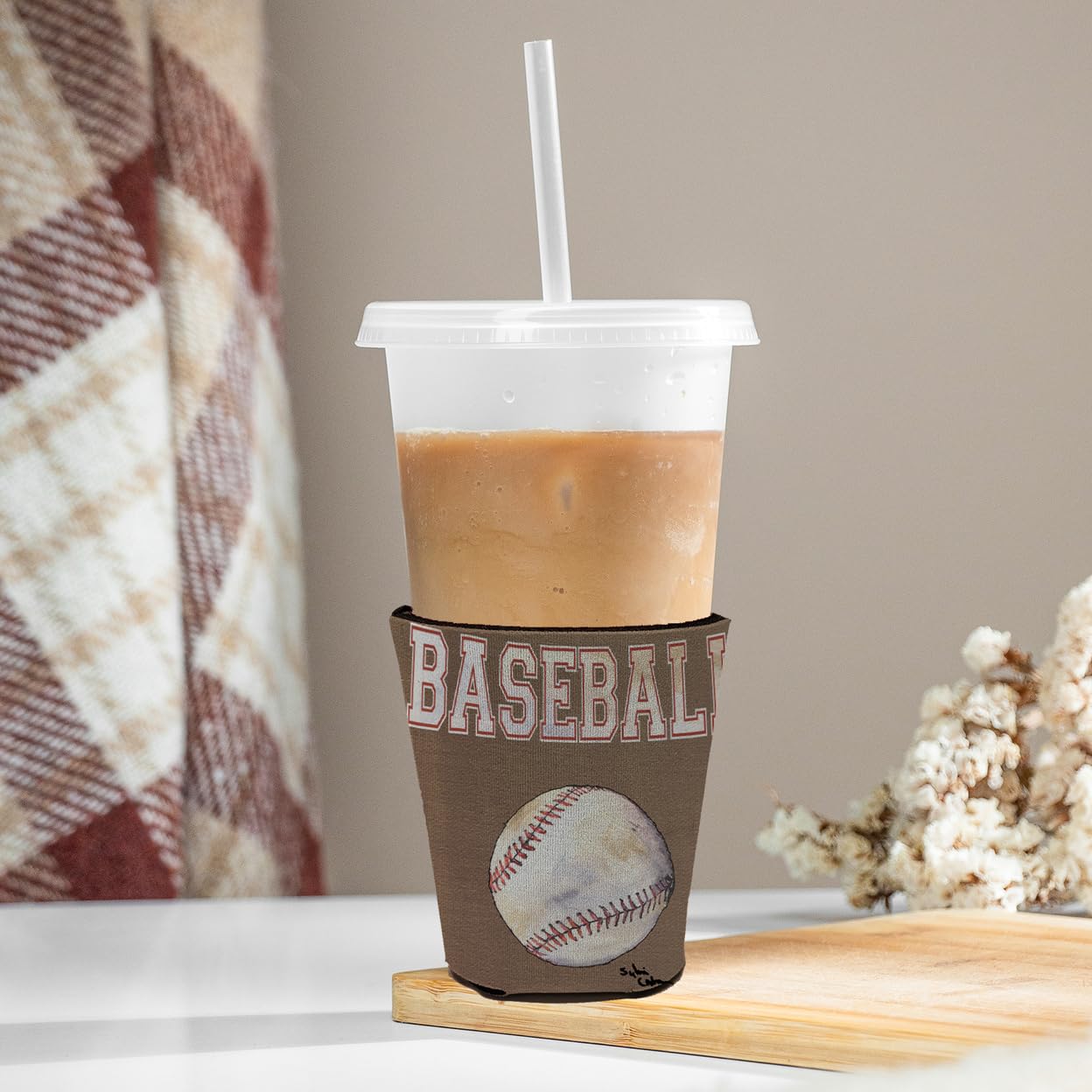 Baseball Red Solo Cup Beverage Insulator Hugger