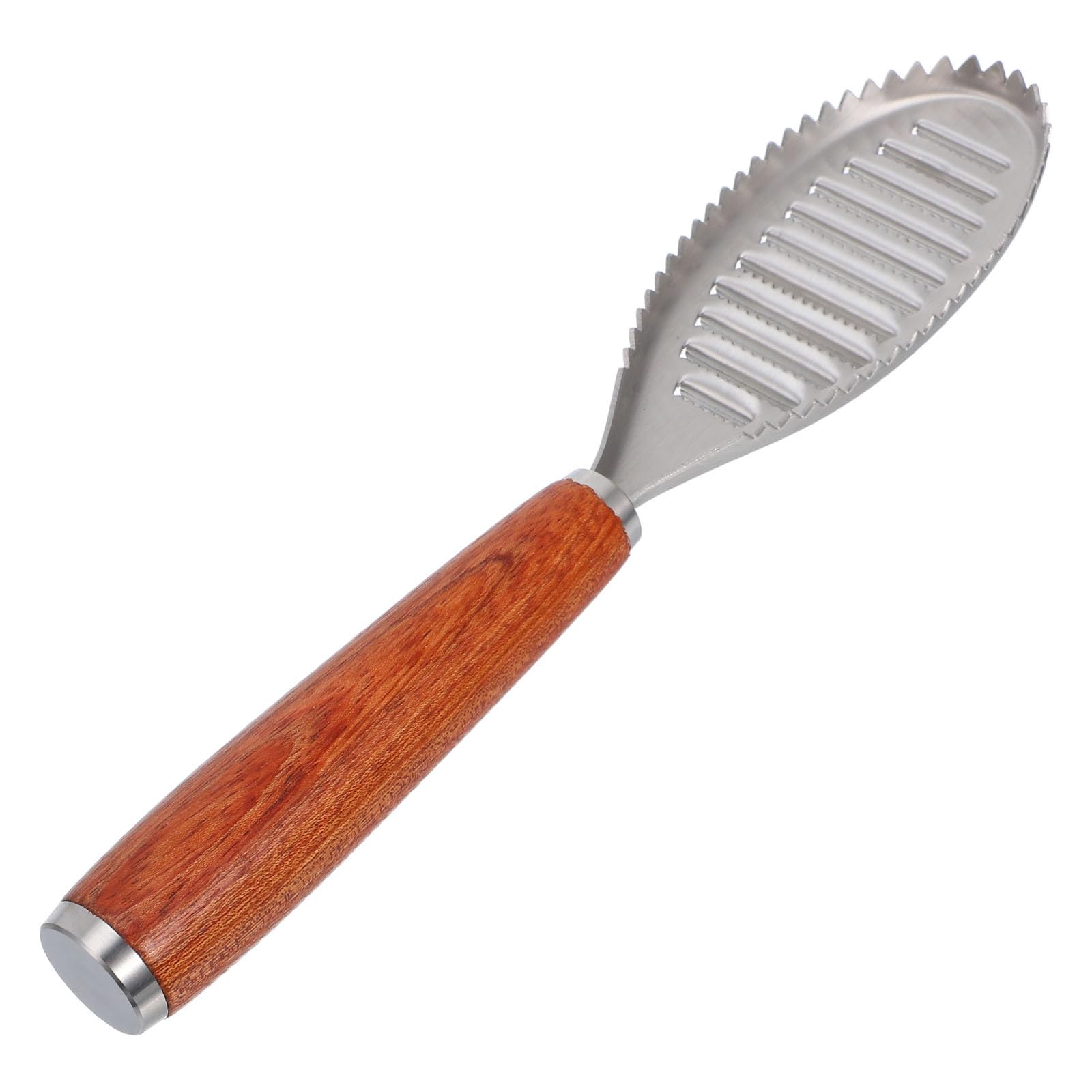 Kichvoe Fish Scale Scraper Tool 8.46 Inch Lightweight Fish Skin Peeler Seafood Cleaning Gadget Easy Safe Scale Remover for Kitch