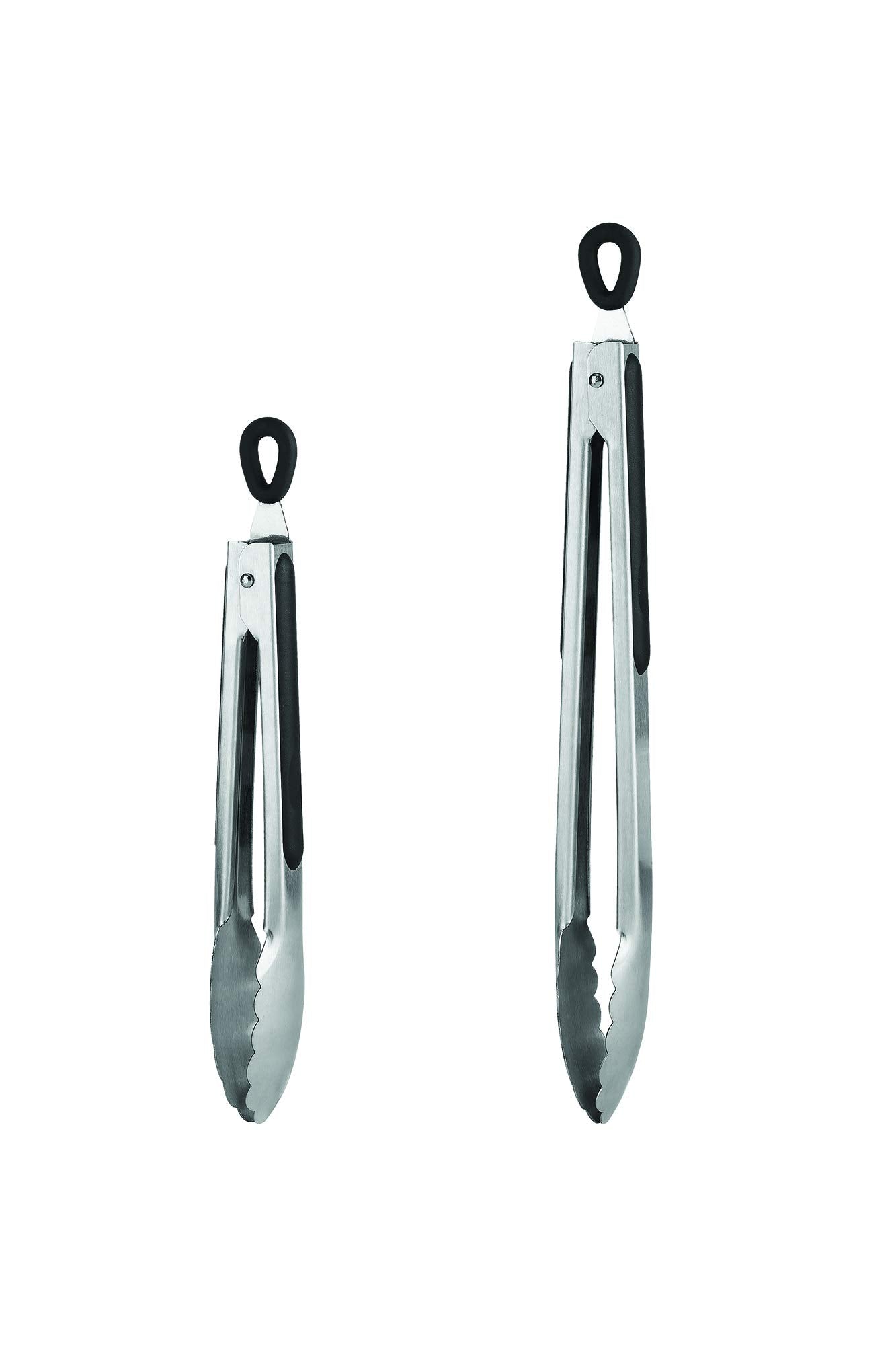 Fox Run 7223 Bundle Locking Tongs, 12'' And 9'', Stainless Steel