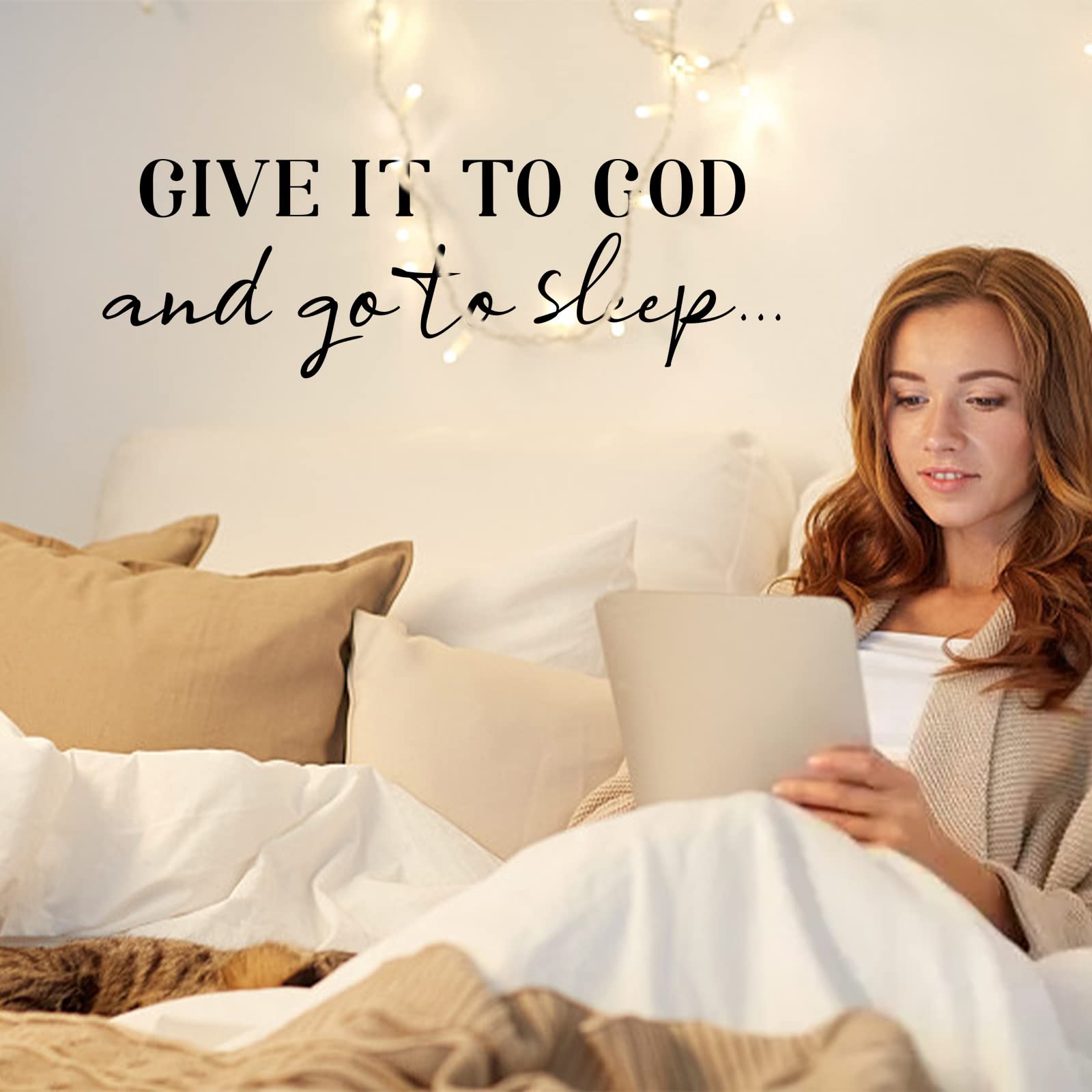 Superdant Wall Decals Give It To God Quotes Wall Stickers Vinyl Wall Decor Art Stickers Diy Saying Wall Art Decal Sticker Home D