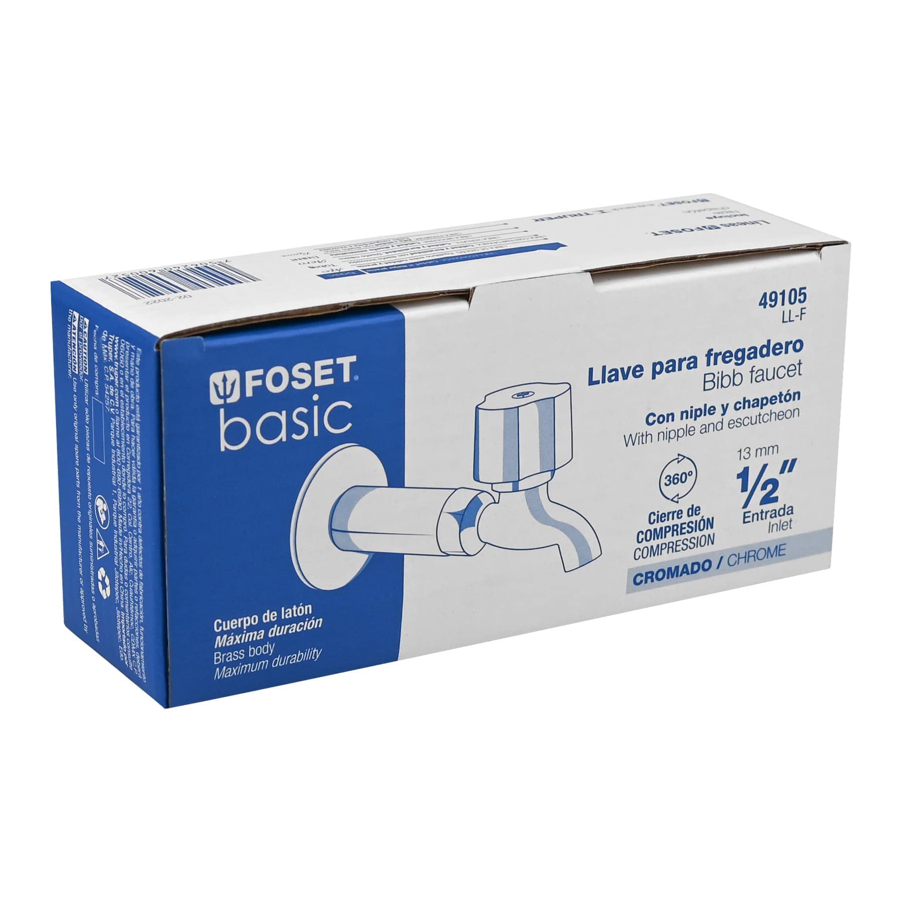 Truper 49105 / Ll-F - 1/2'' Bipp Faucet