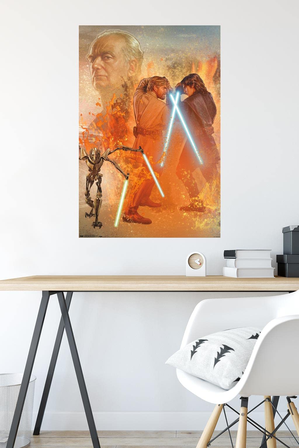 Trends International Star Wars: Revenge Of The Sith - Celebration Mural Wall Poster, 22.375'' X 34'', Premium Unframed Version