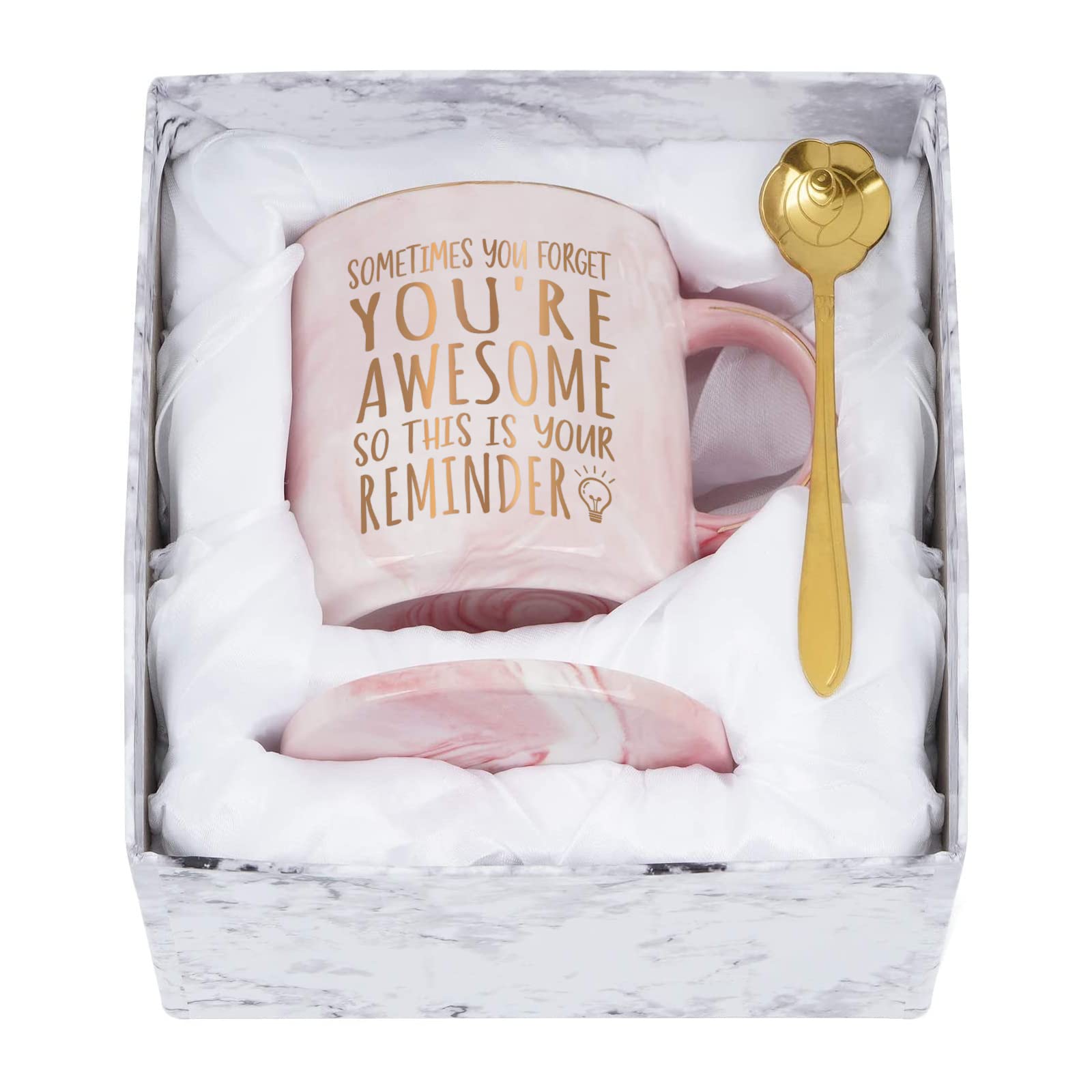 Thank You Gifts For Women, Sometimes You Forget You'Re Awesome Mug, Inspirational Encouragement Gifts For Women, Appreciation Co
