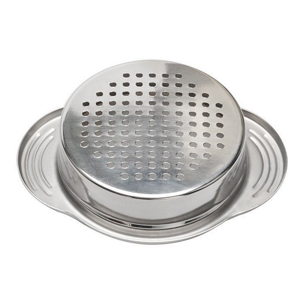 Devilmaycare 2-Pack Stainless Steel Food Can Drainer Strainer, Sieve Tuna Can Oil Press Tuna Can Oil Squeezer Oil Drainer Can Op