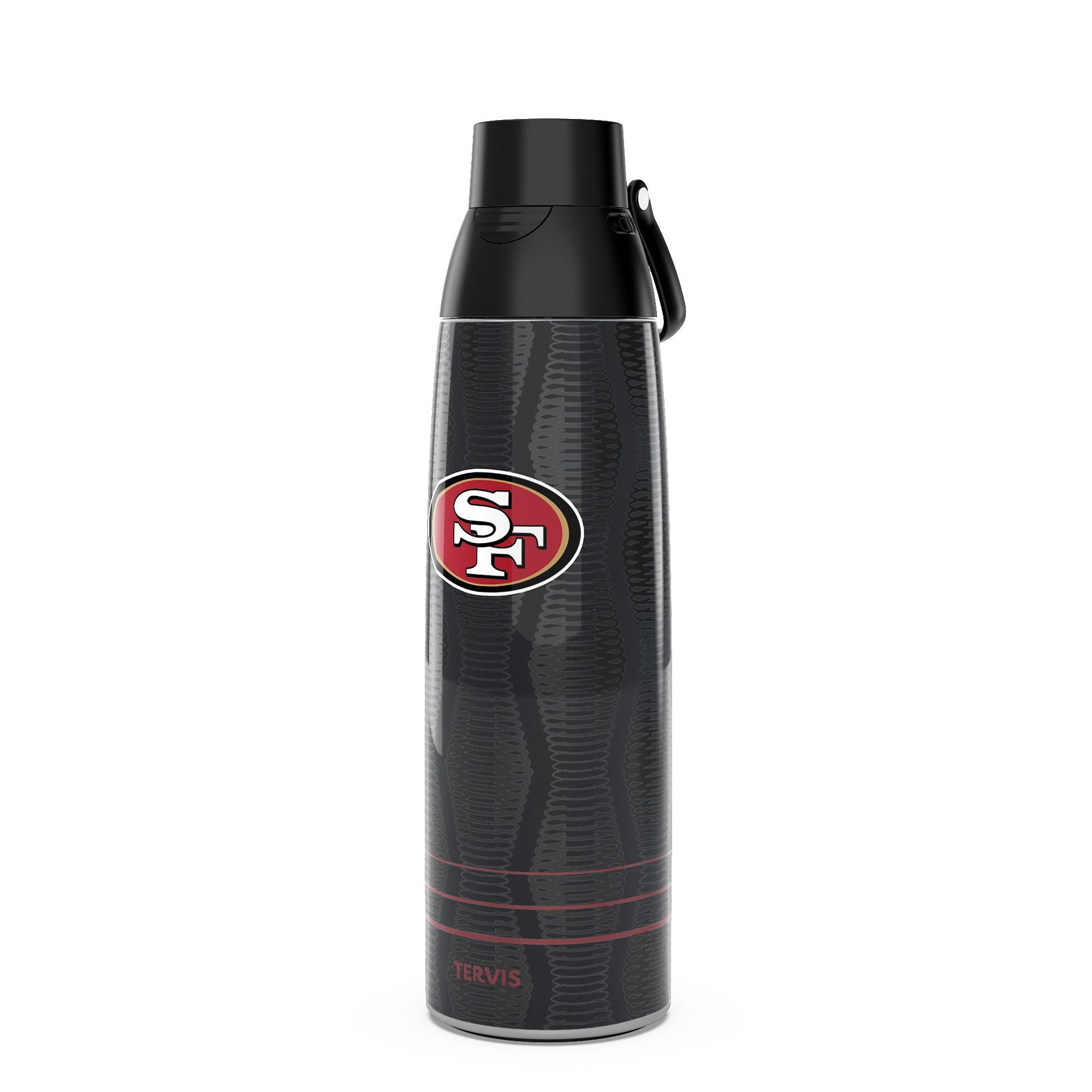 Tervis Venture Water Bottle NFL San Francisco 49ers - Full Speed Triple Insulated Tumbler Travel Cup Keeps Drinks Cold & Hot, 36