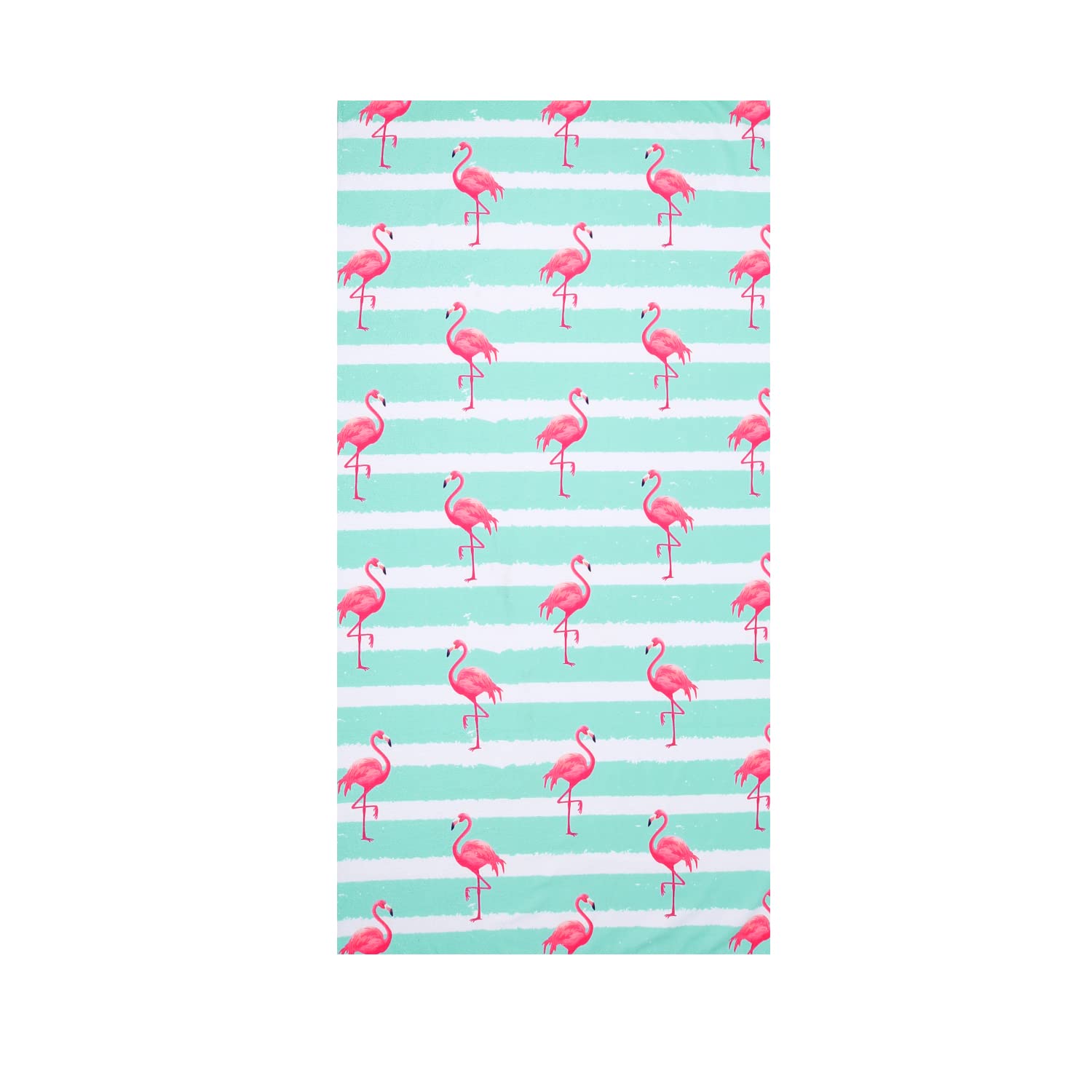 Livilan Blue Flamingo Beach Towel For Girls Kids, 30   X60    Microfiber Thin Soft Bath Swimming Pool Travel Towel, Oversized Qu