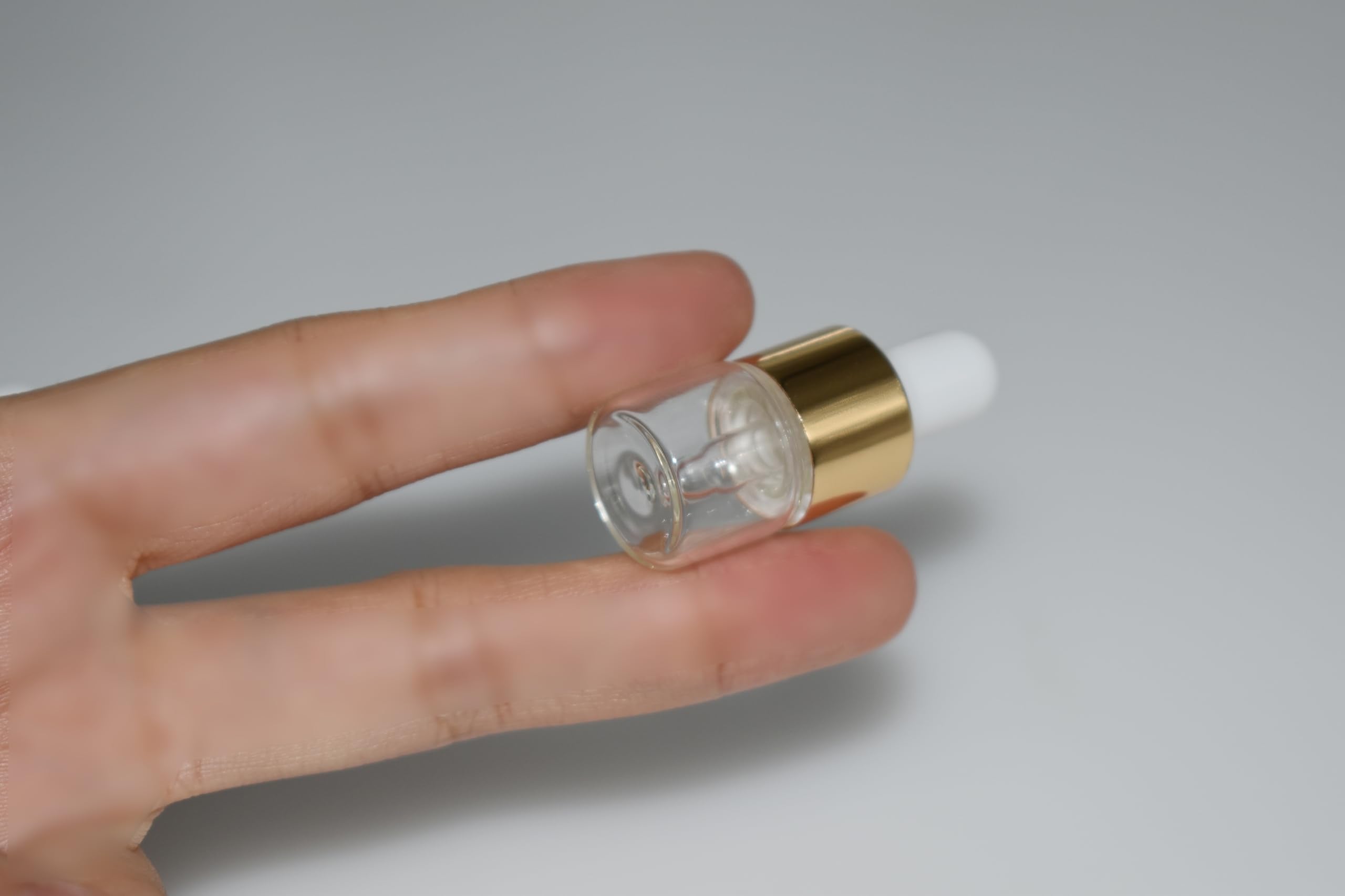 Hustar Small Dropper Bottle, 10Pcs 1Ml Mini Sample Dropper Bottles Mini Makeup Containers For Travel Liquids Tiny Glass