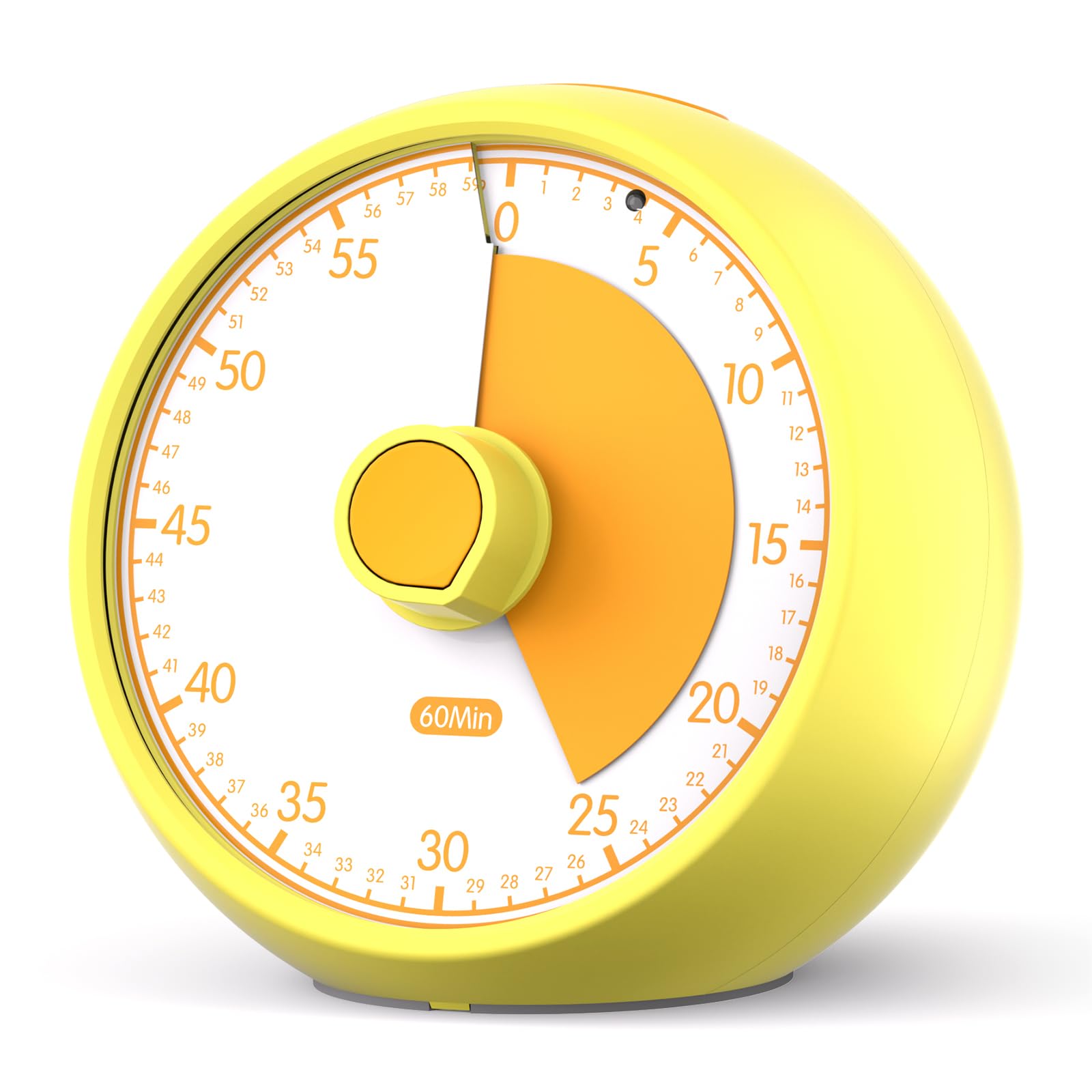 Conchstar Visual Timer 60-Minute Countdown Timer with Optional Alarm, Focus Tool for ADHD & Autism, Time Management for Homework