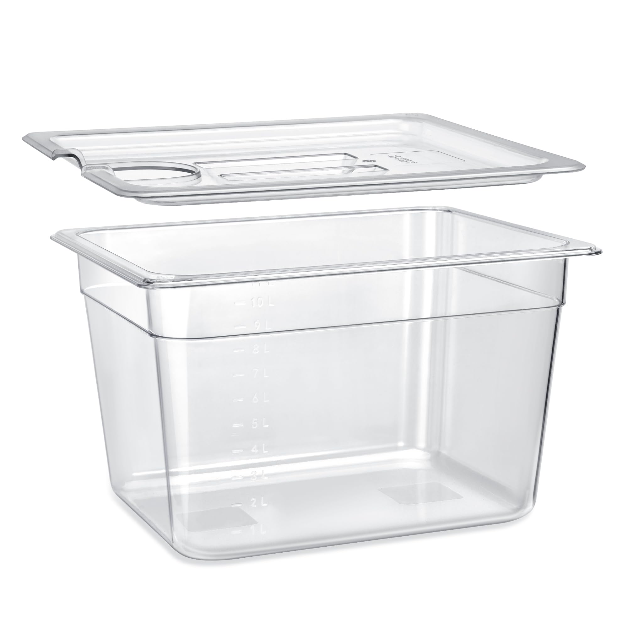 Homenote Sous Vide Container 26 Quart With Lid,Bpa Free Complete Accessories For Anova And Most Sous Vide Cookers,Anova Containe