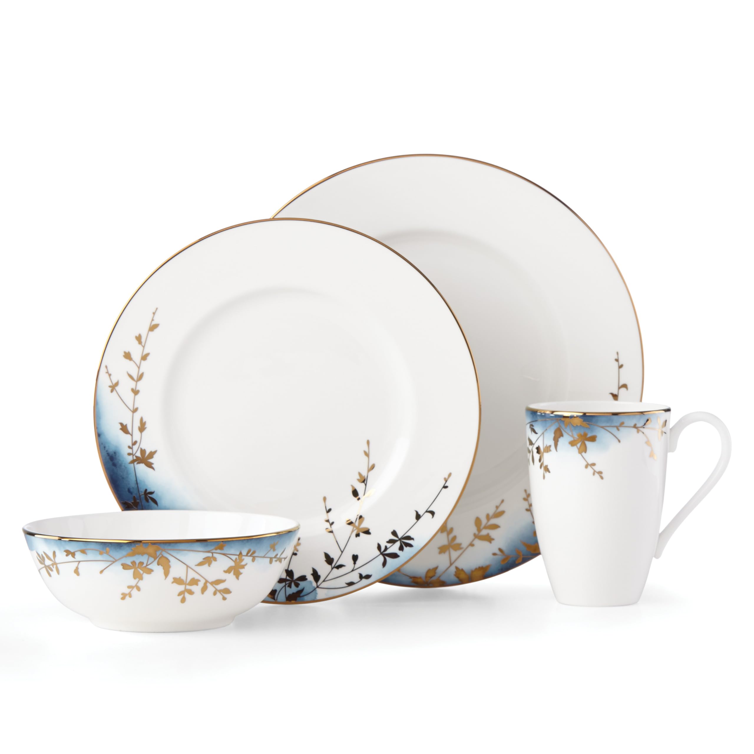 Lenox Highgrove Park 4-Piece Place Setting, 5.00 LB, Blue