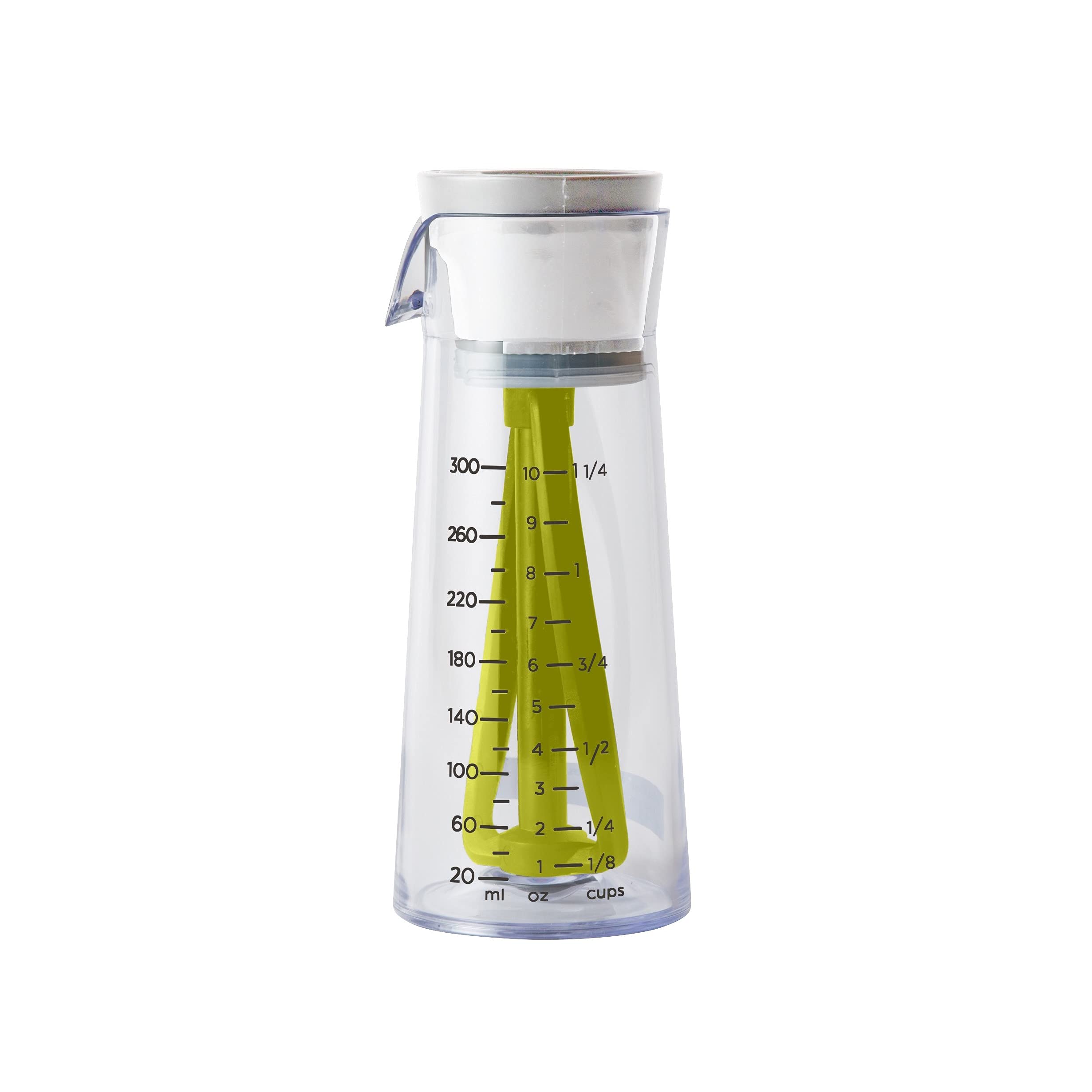Chefn 104-759-258 Emulstir Salad Dressing Mixer, One Size, Plastic, Arugula/Meringue