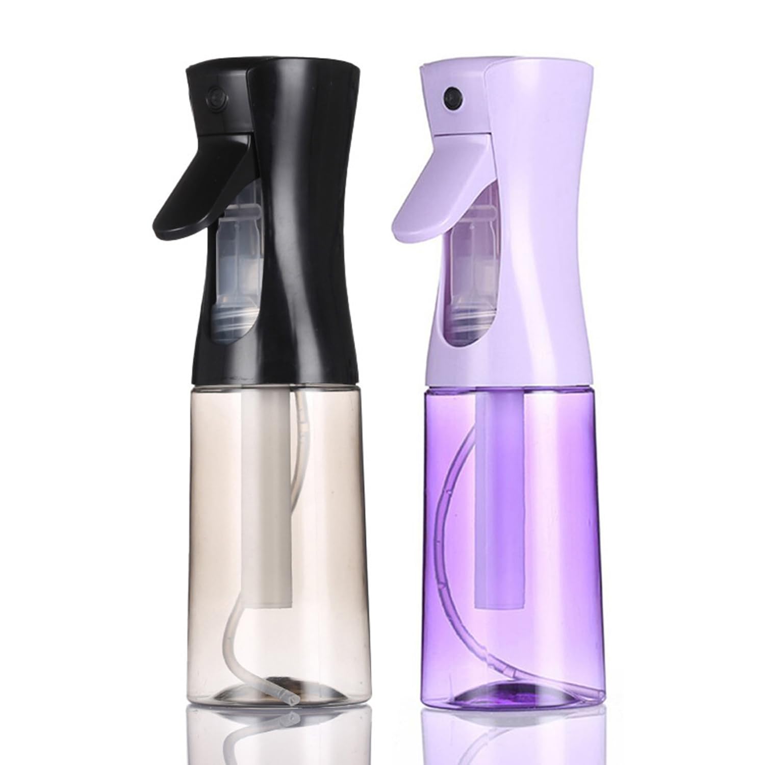 ESSKAM Hair Spray Bottles, Continuous Spray Bottle Fine Water Mist Spray Bottles for Hair, 2Pack 6.8 OZ (200 ML) Mister Spray B